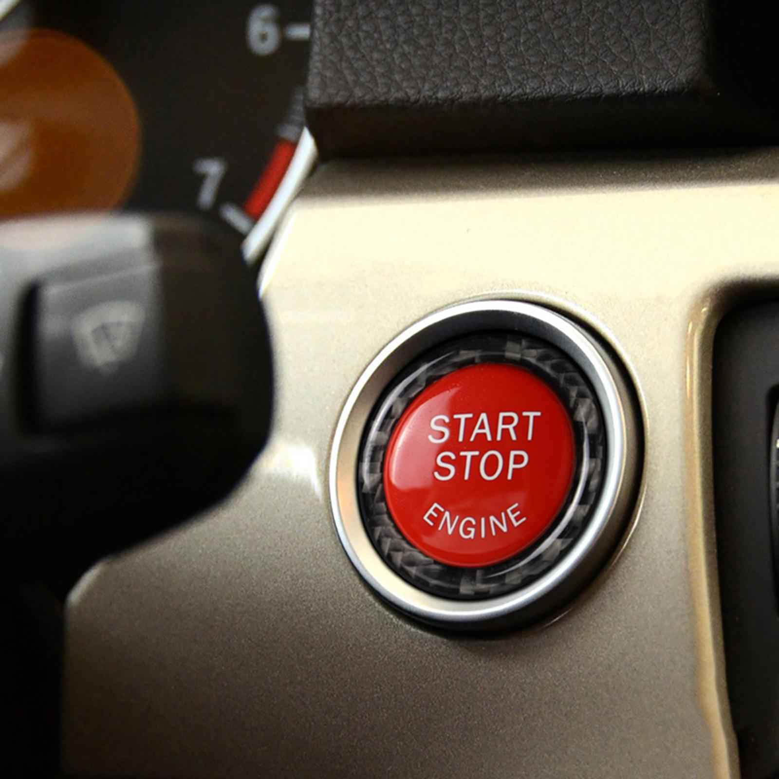 Engine Start Stop Button Cover Sticker for BMW E90 E92 E93 Car Styling Red