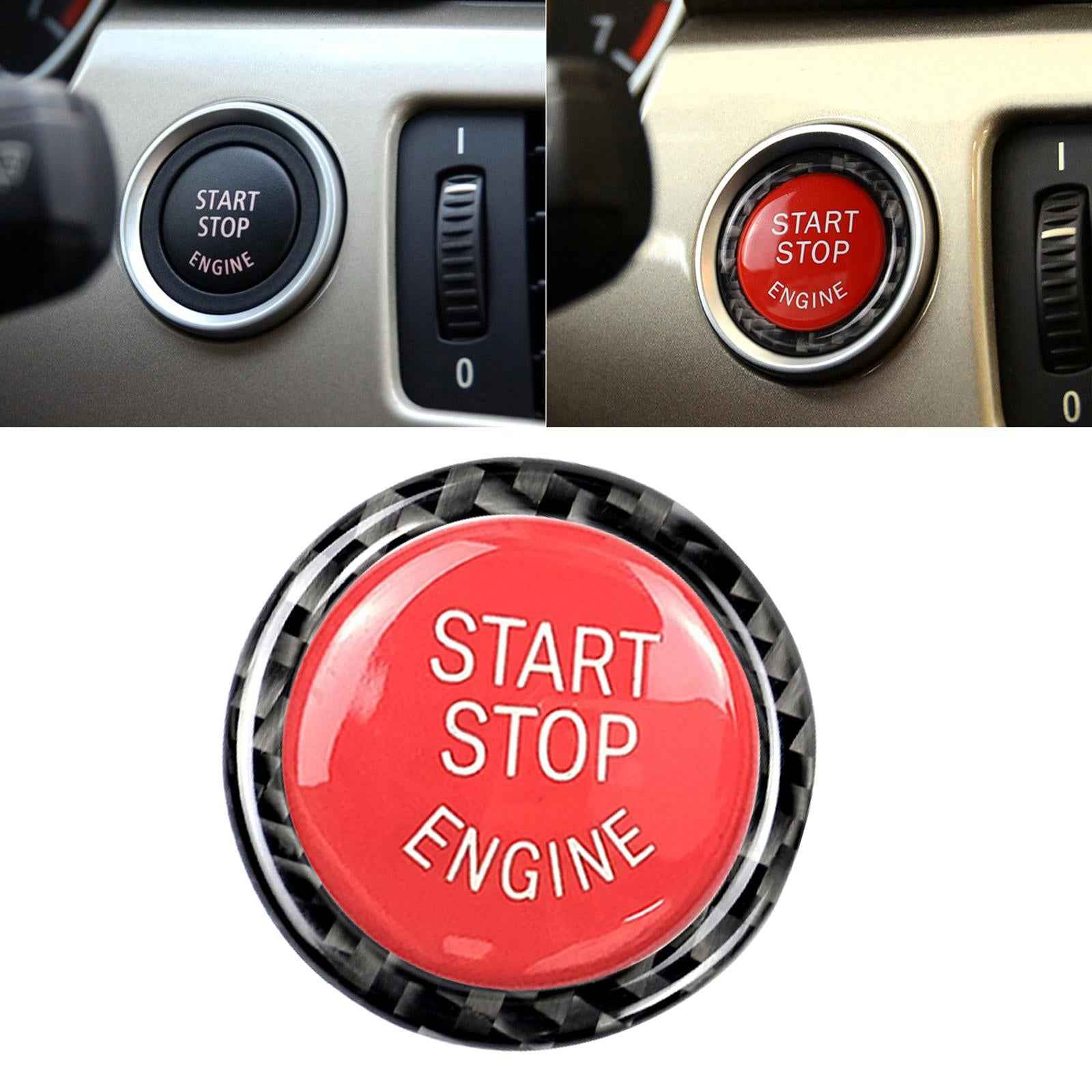 Engine Start Stop Button Cover Sticker for BMW E90 E92 E93 Car Styling Red