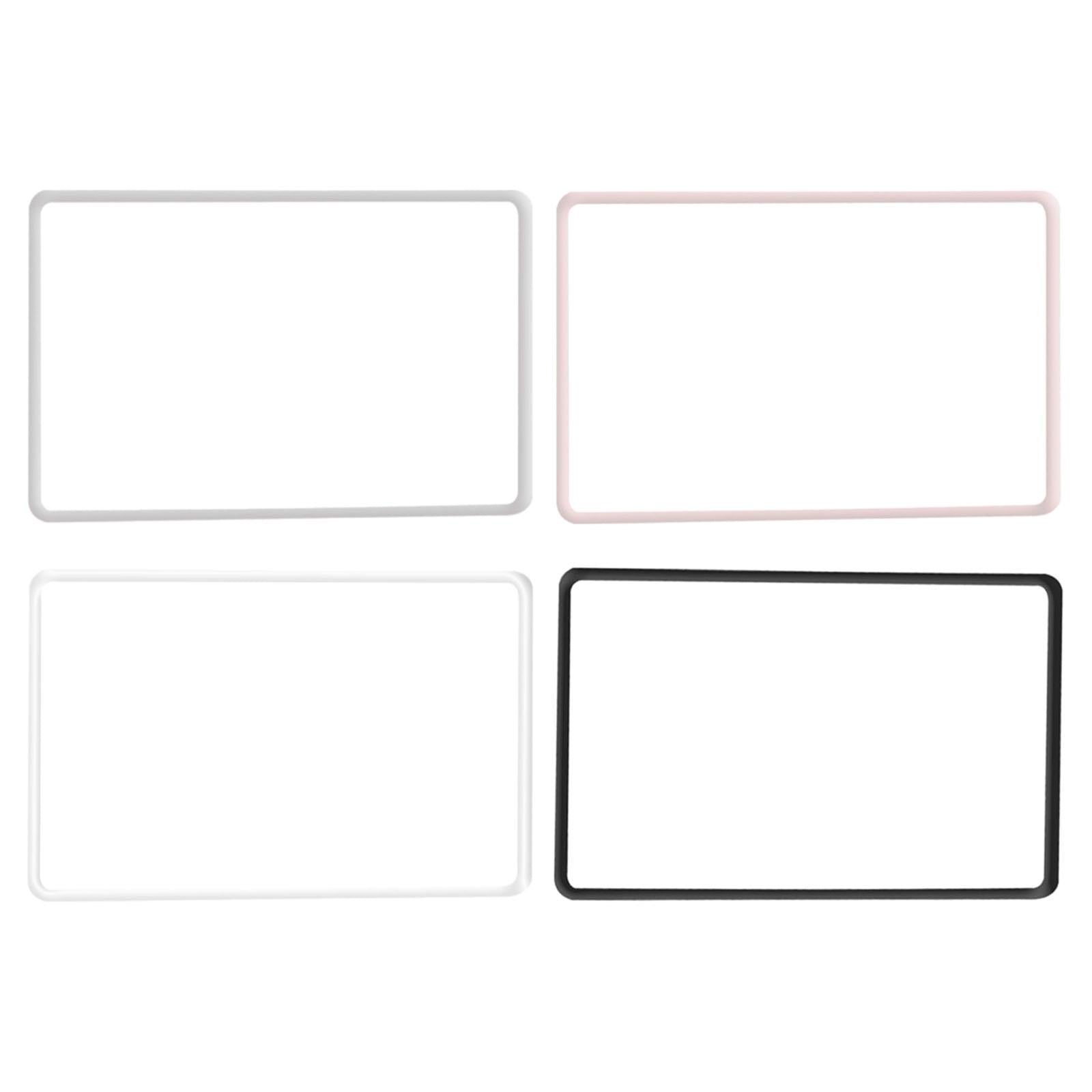2xNavigation Screen Edge Frame for Tesla Model 3/Y Decor Frame Cover Black