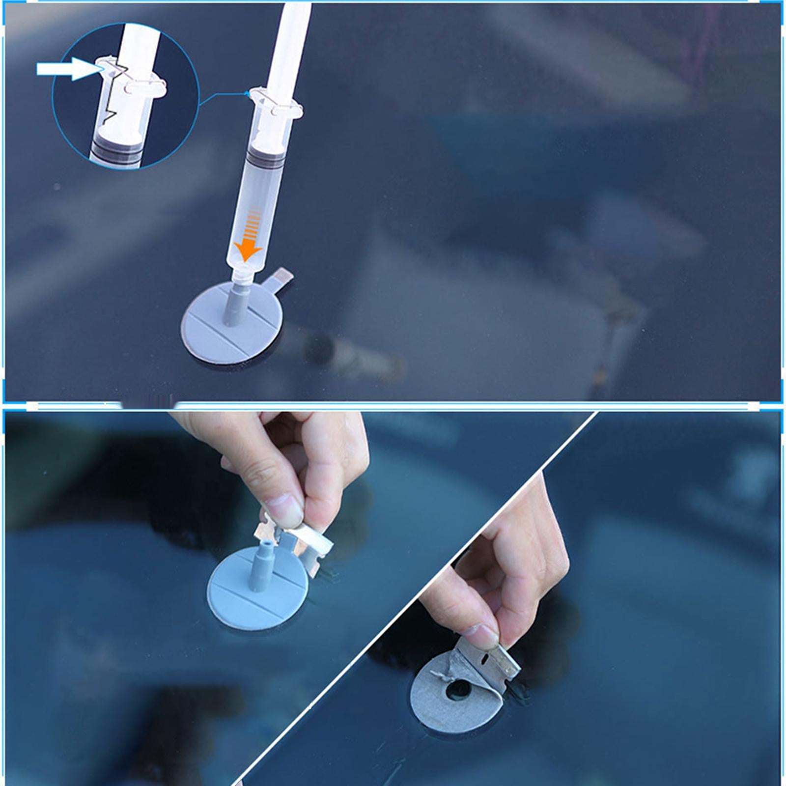2xCar Window Repair Fluid Scratch Fixing Window Glass Crack Restore Tools
