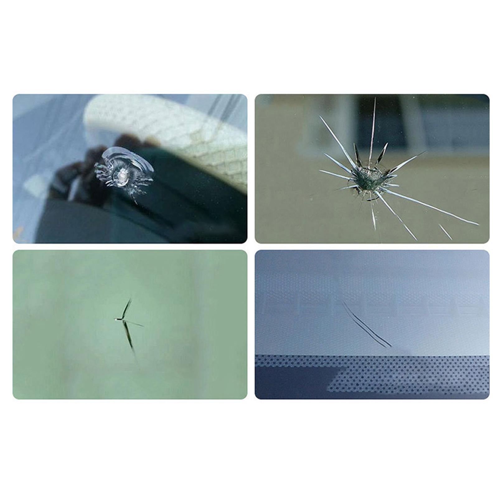 2xCar Window Repair Fluid Scratch Fixing Window Glass Crack Restore Tools