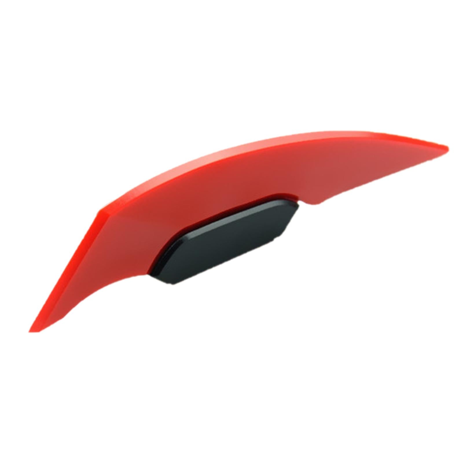 3xMotorcycle Winglet Aerodynamic Spoiler Wing Fit for Electric Motorcycles Red