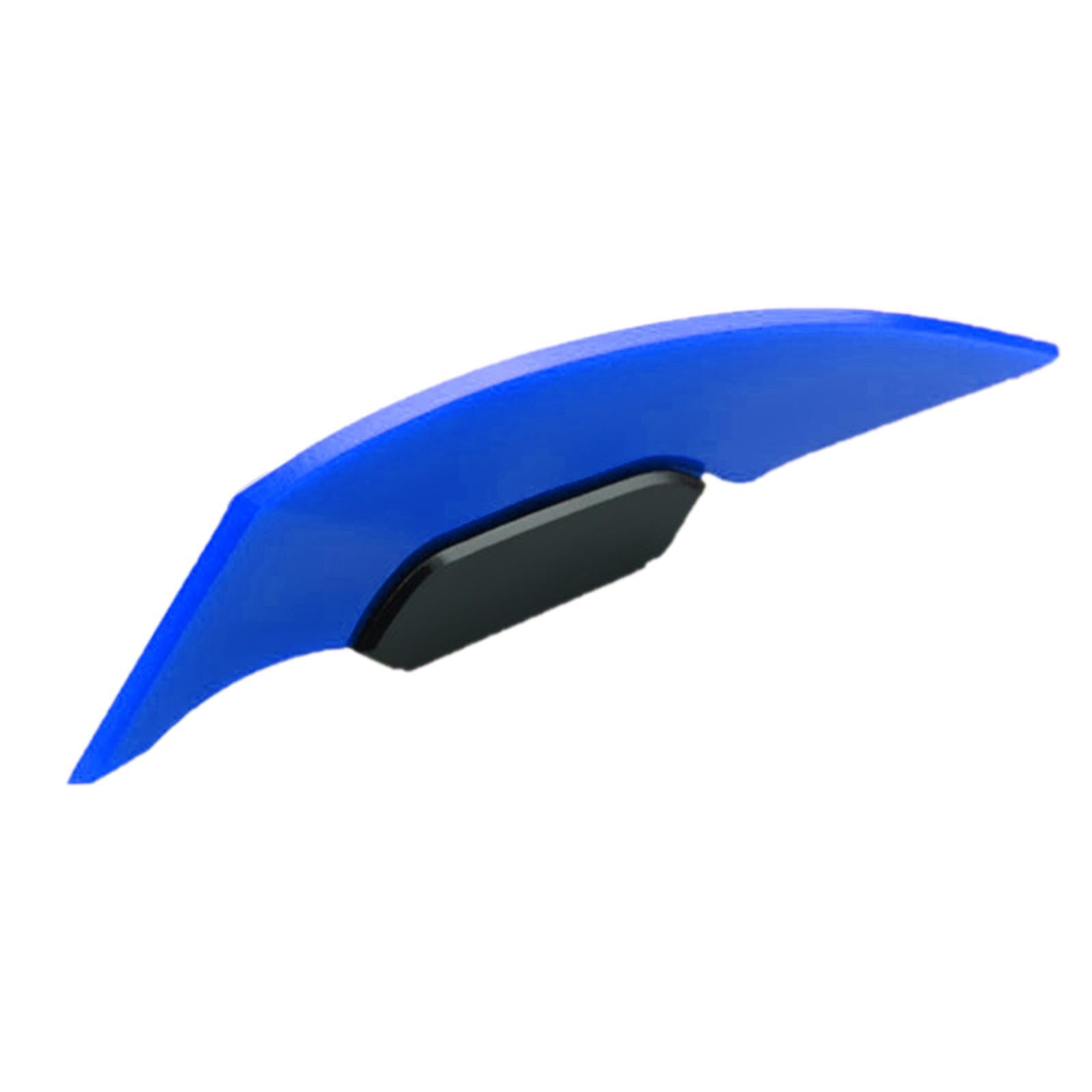 2xMotorcycle Winglet Aerodynamic Spoiler Wing Fit for Electric Motorcycles Blue