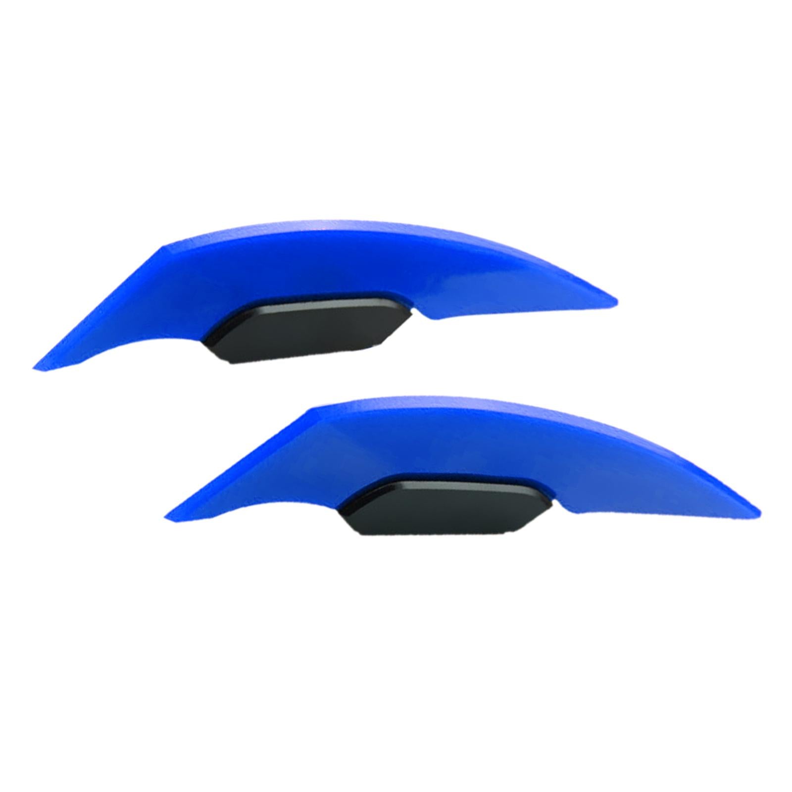 2xMotorcycle Winglet Aerodynamic Spoiler Wing Fit for Electric Motorcycles Blue