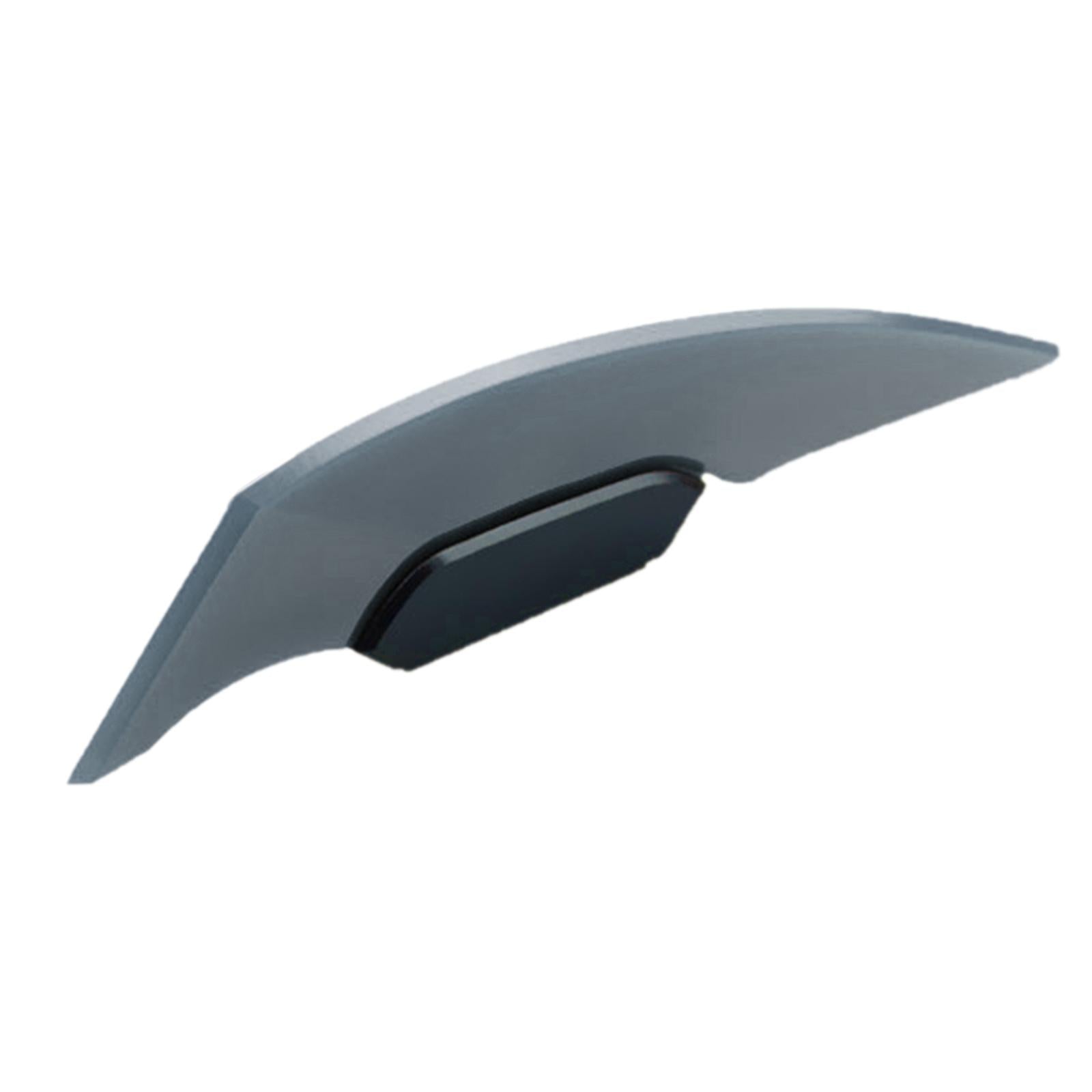 3xMotorcycle Winglet Aerodynamic Spoiler Wing Fit for Electric Motorcycles Gray