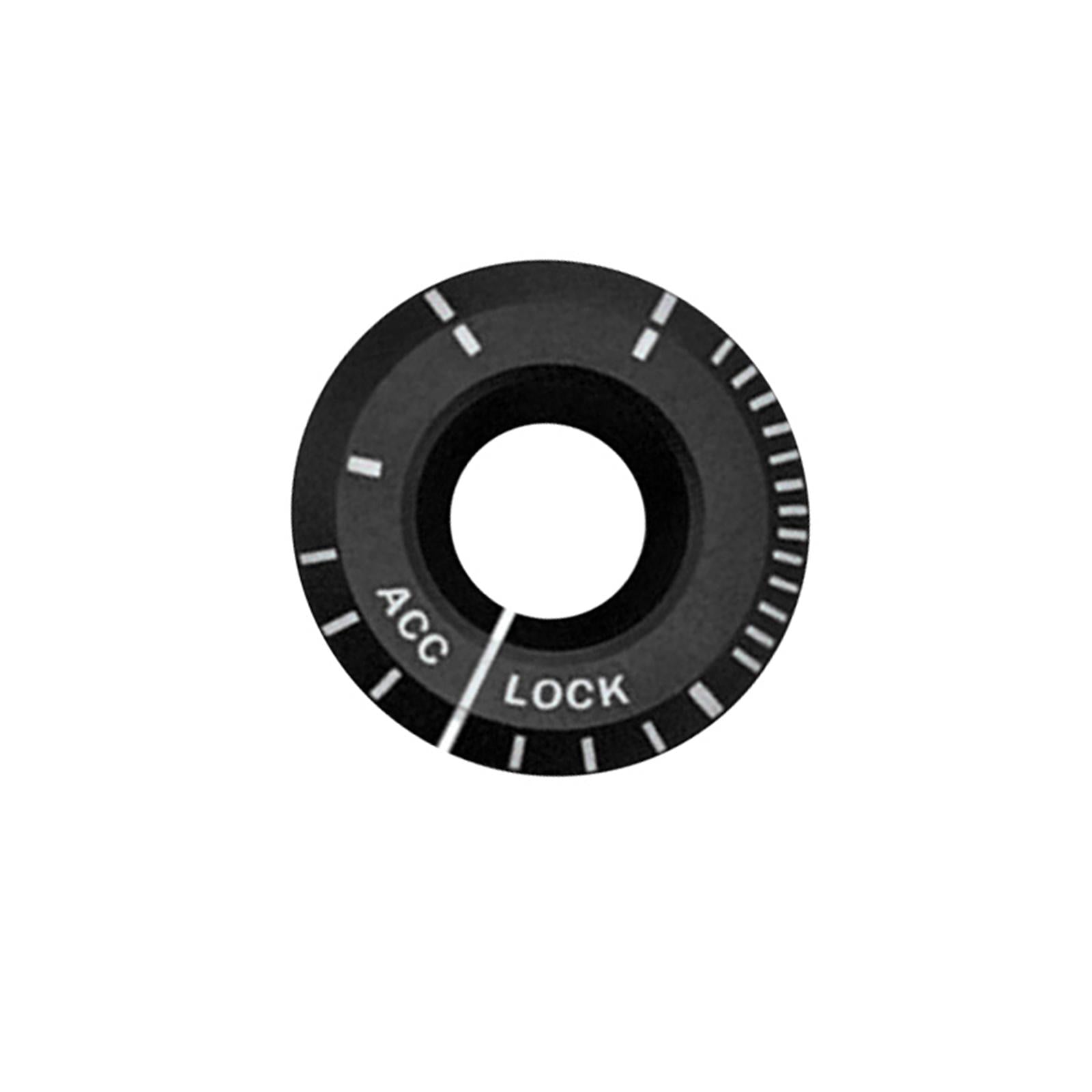 3xCar Engine Start Ignition Cover Key Hole Decoration Trim for Audi Black 