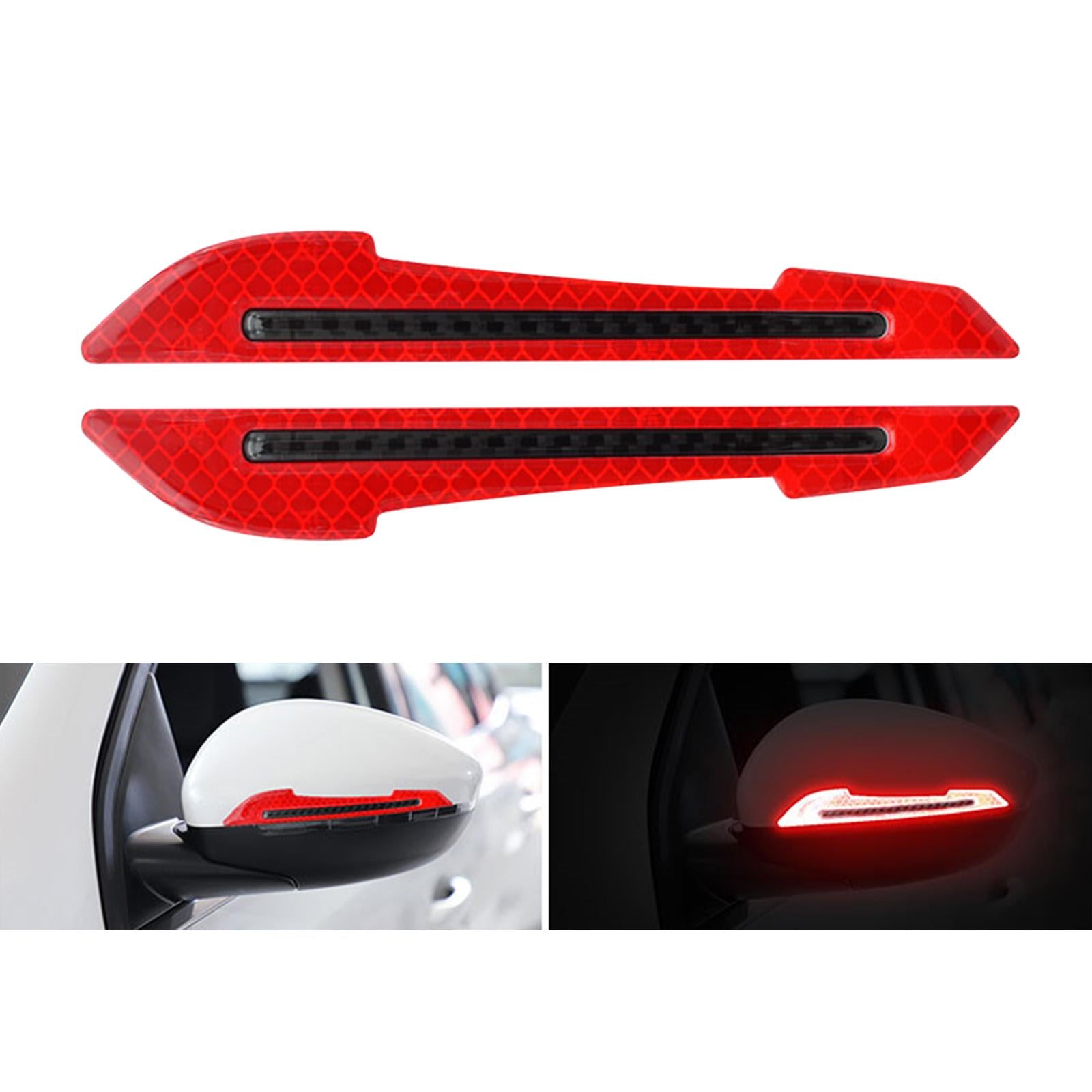 3x2x Rearview Mirror Safety Warning Reflective Sticker 3D Fits for Truck Red 