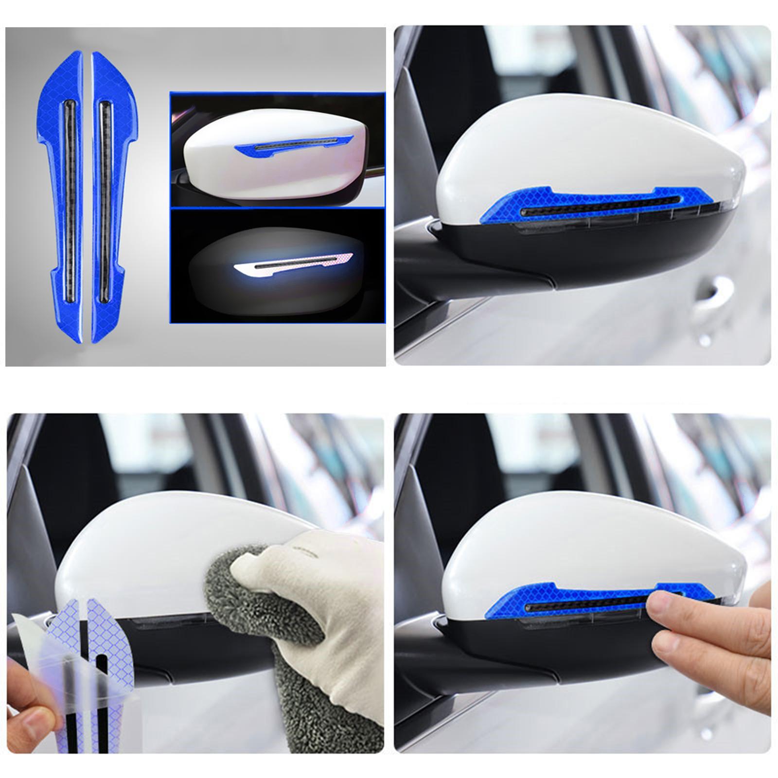 3x2x Rearview Mirror Safety Warning Reflective Sticker 3D Fits for Truck Red 