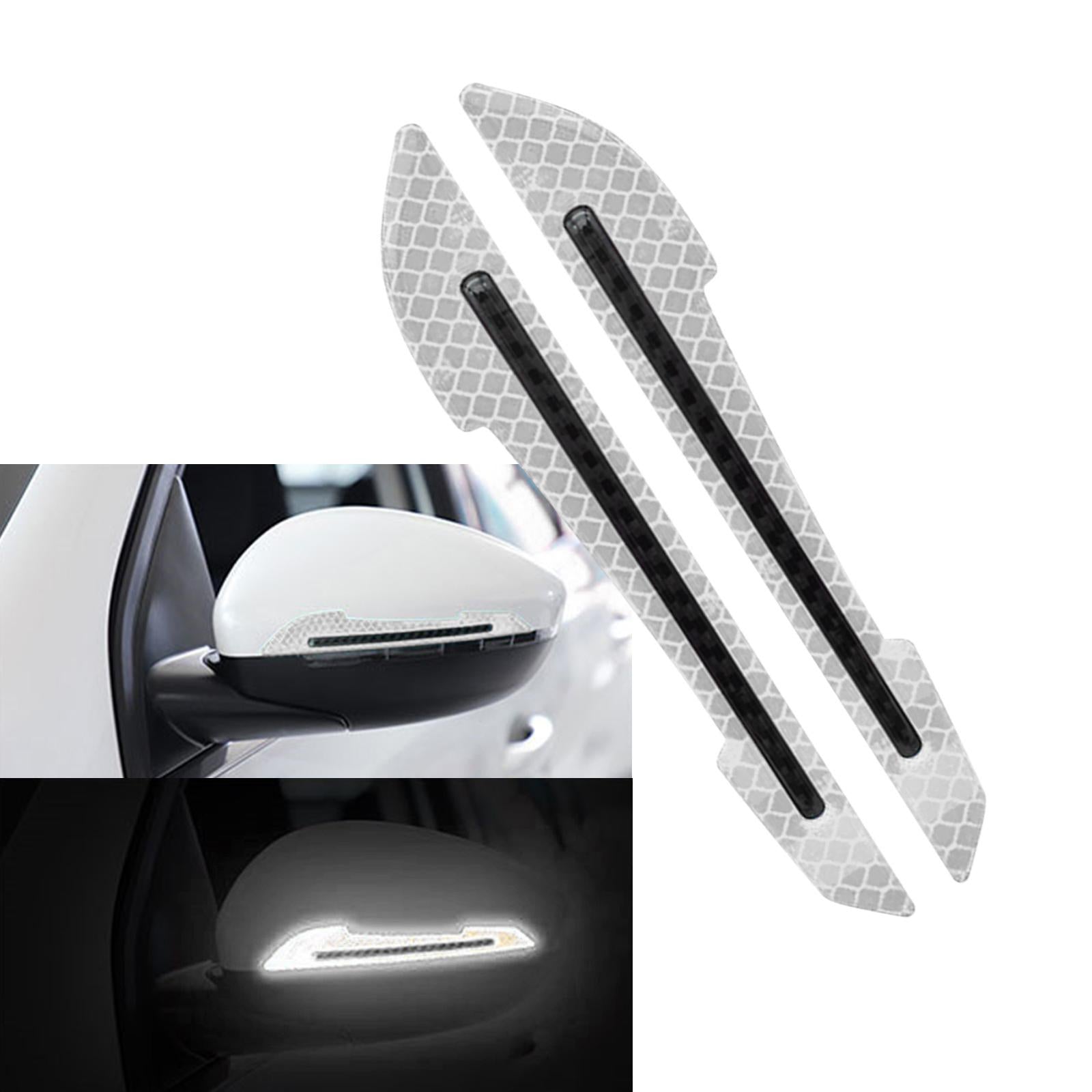 4x2x Rearview Mirror Safety Warning Reflective Sticker 3D Fits for Truck White