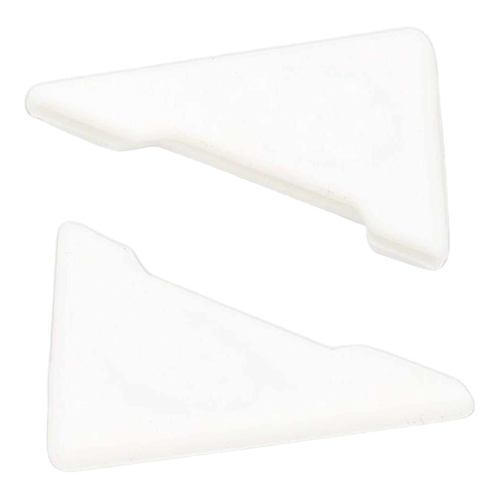 2x2x Car Door Corner Cover Anti Scratch Scratch Protector Corner Guards White