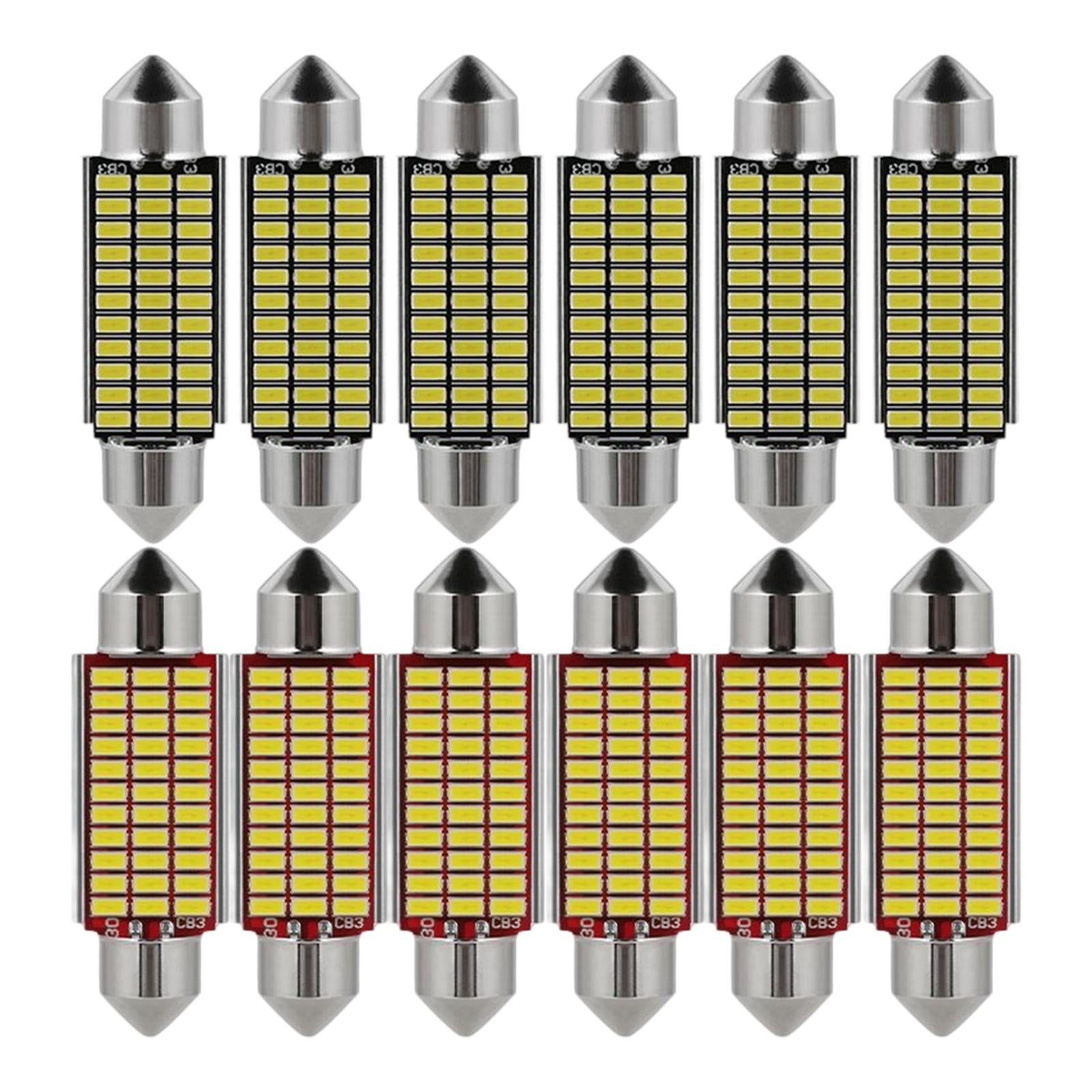 2x6Pcs Vanity Lights for Car Courtesy Light Car Door Light Interior Light Bulb