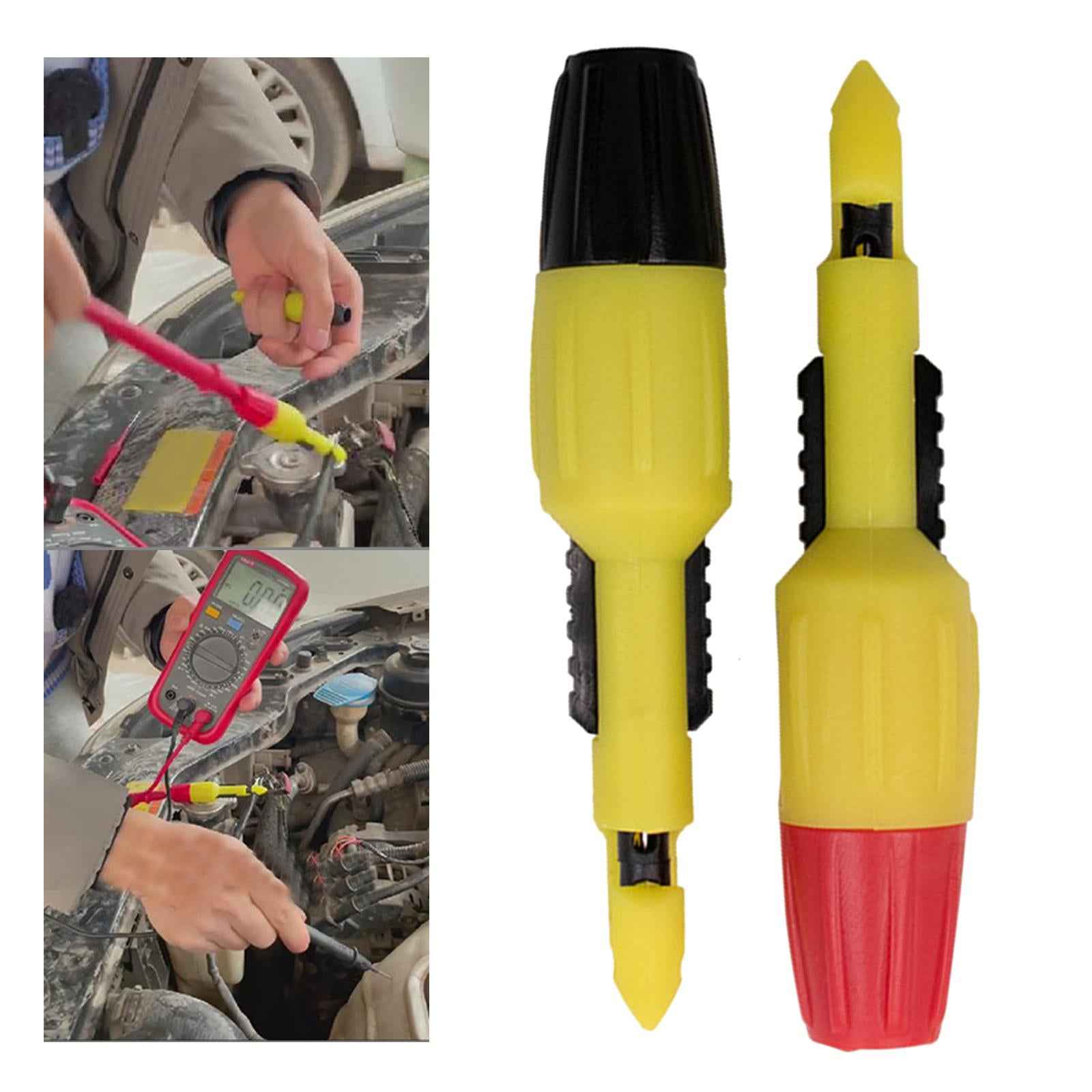 2 x Insulation Wire Piercing Puncture Probe Clip for Multimeter Test Circuit