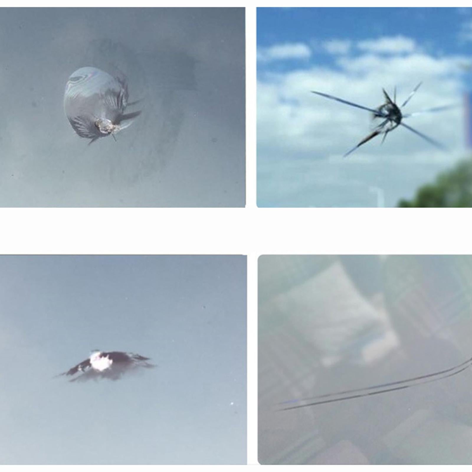2xAutomotive Car Windshield Crack Repair for Chips Cracks 