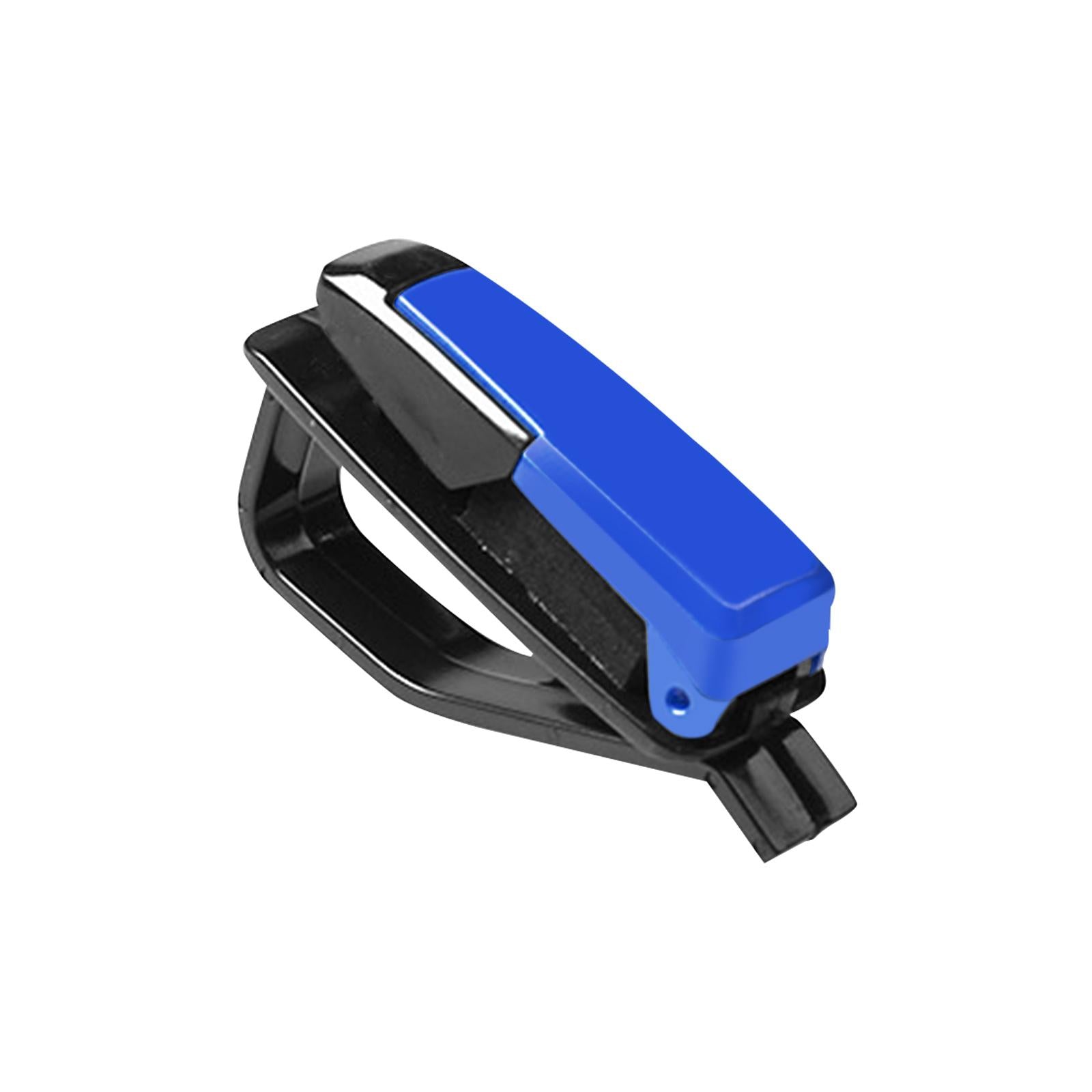 4xCar Sunglasses Holder Durable clip for Ticket blue