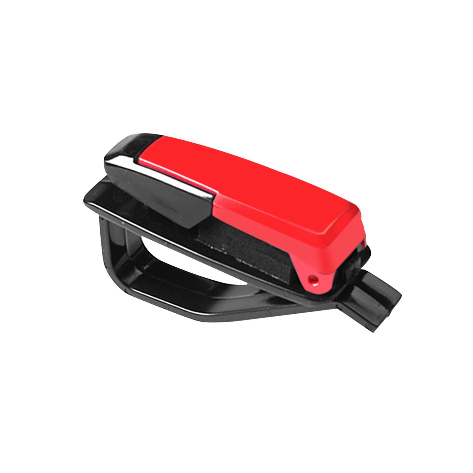 3xCar Sunglasses Holder Durable clip for Ticket red