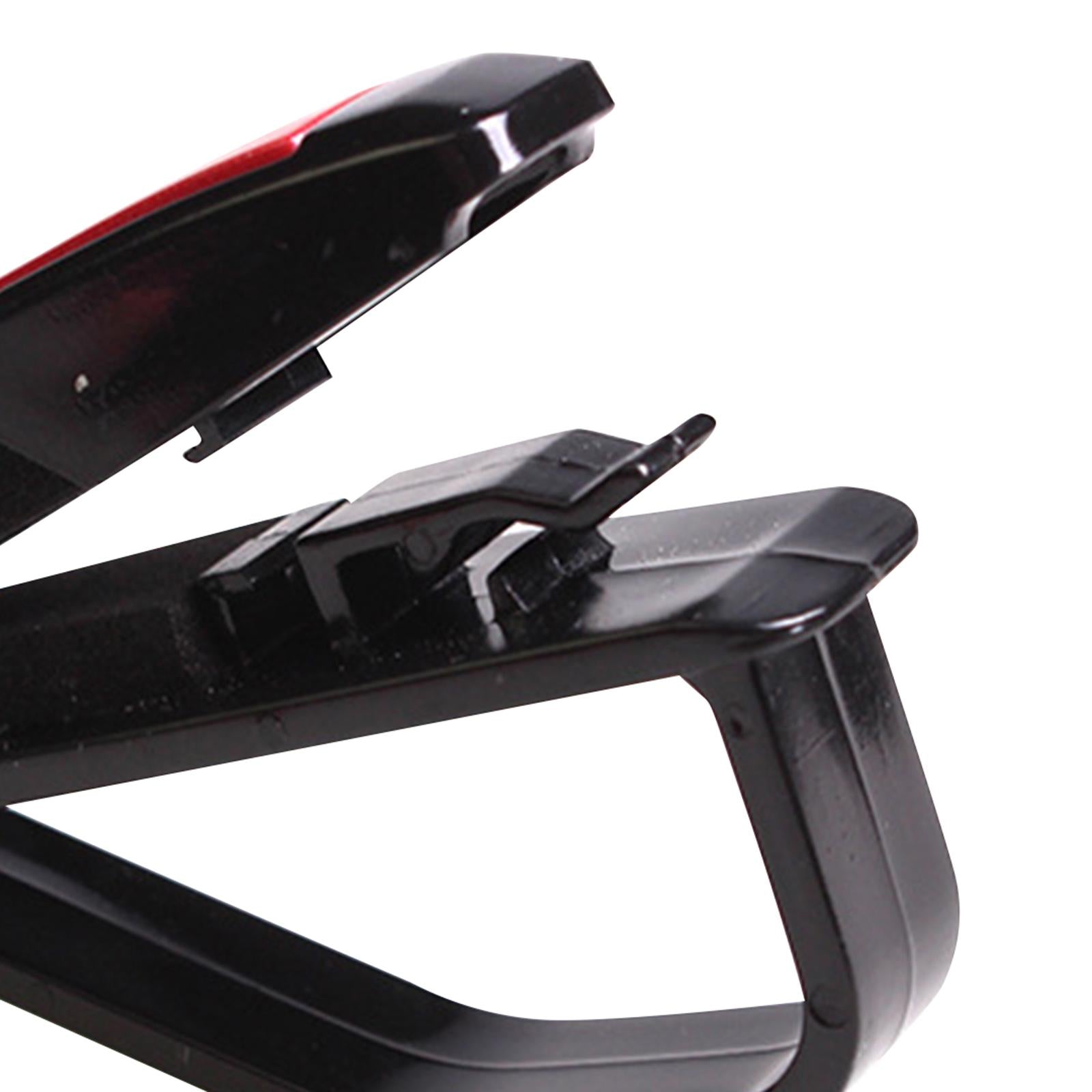 4xCar Sunglasses Holder Durable clip for Ticket red