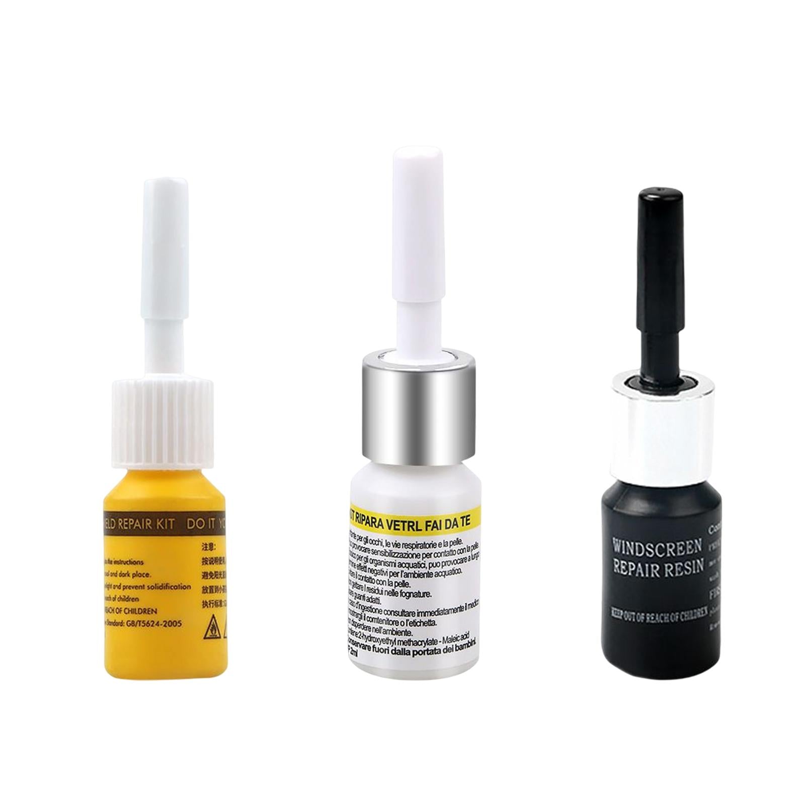 3xCar Window Repair Fluid Window Glass Crack Tools Glass Repair Tool A