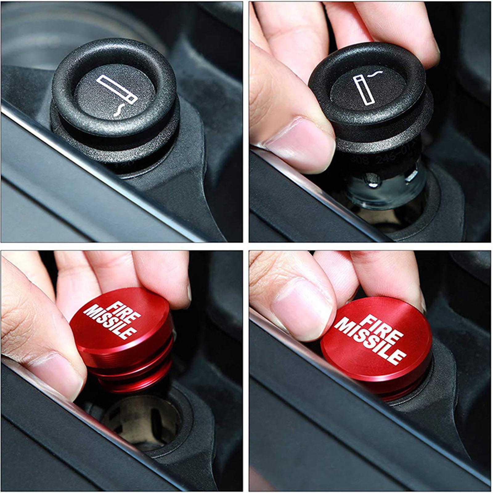 3xUniversal Car Cigarette Lighter Cover for Most Automotive SUV Trucks