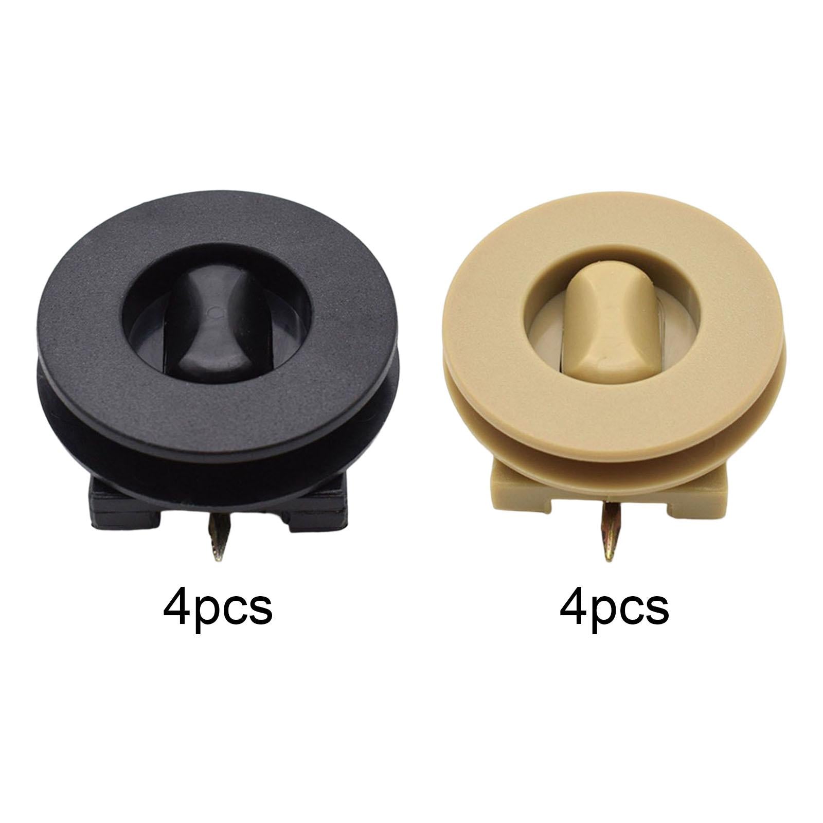 2x4x Car Carpet Clips Accessories Mat Retainer Carpet Non Slip Buckle Black 
