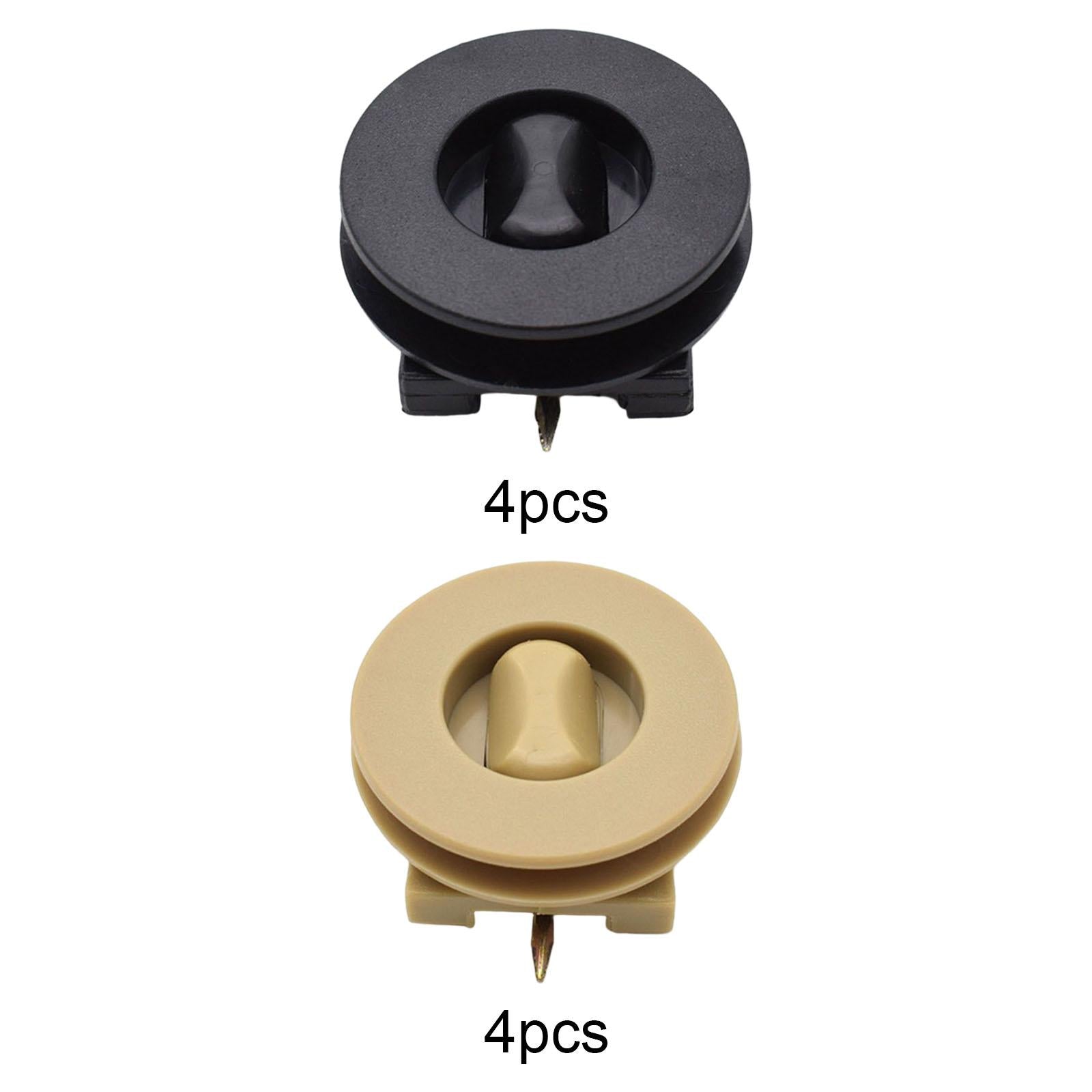 3x4x Car Carpet Clips Accessories Mat Retainer Carpet Non Slip Buckle Black 