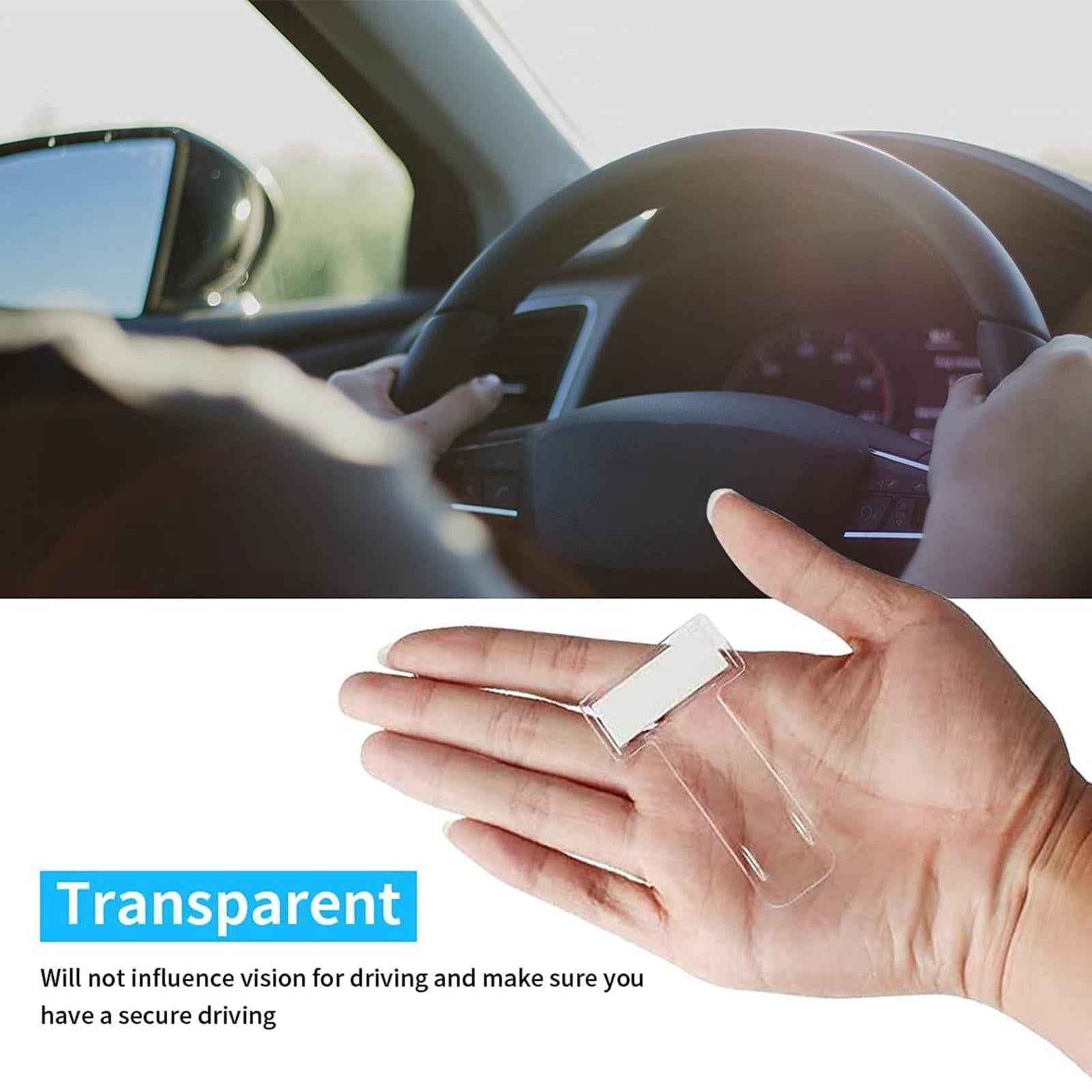 6Pcs Car Windscreen Parking Ticket Clip Holder Transparent for car
