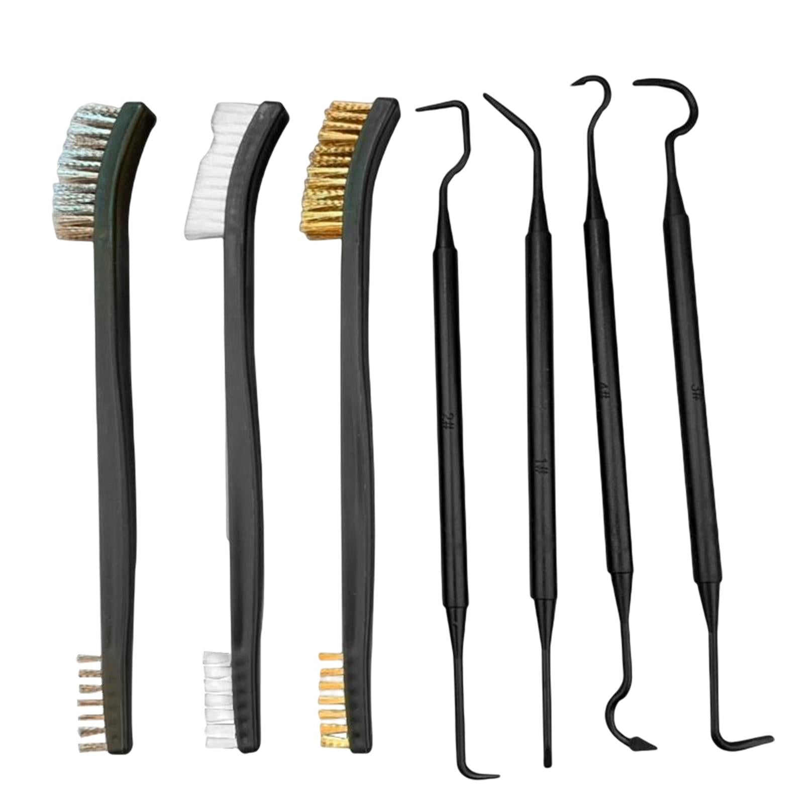 2x7 Pieces Car Detailing Cleaning Tools Wire Brushes for Automotive