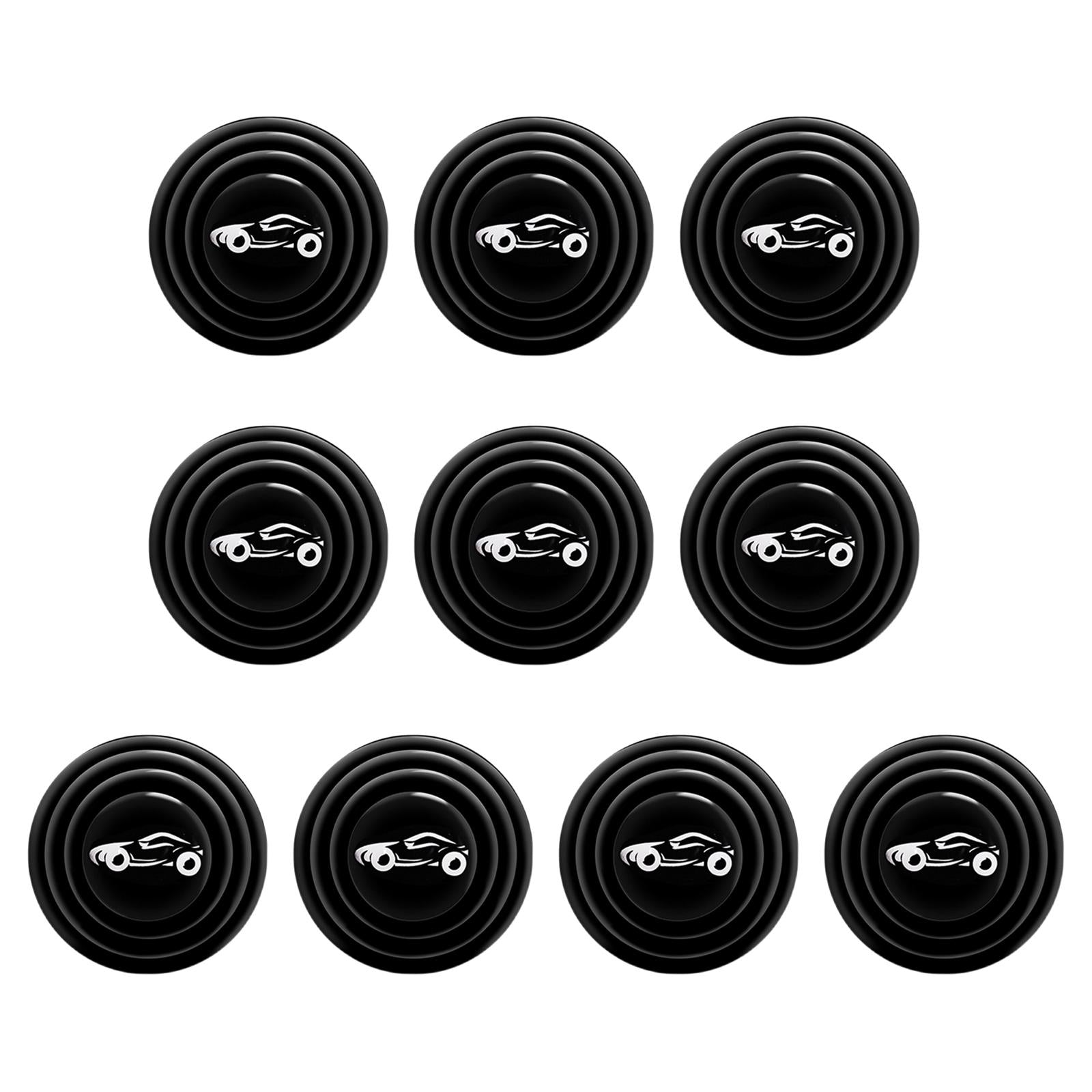 3x10x Car Door Shock Absorber Gaskets Protector for Rvs Trucks Suvs