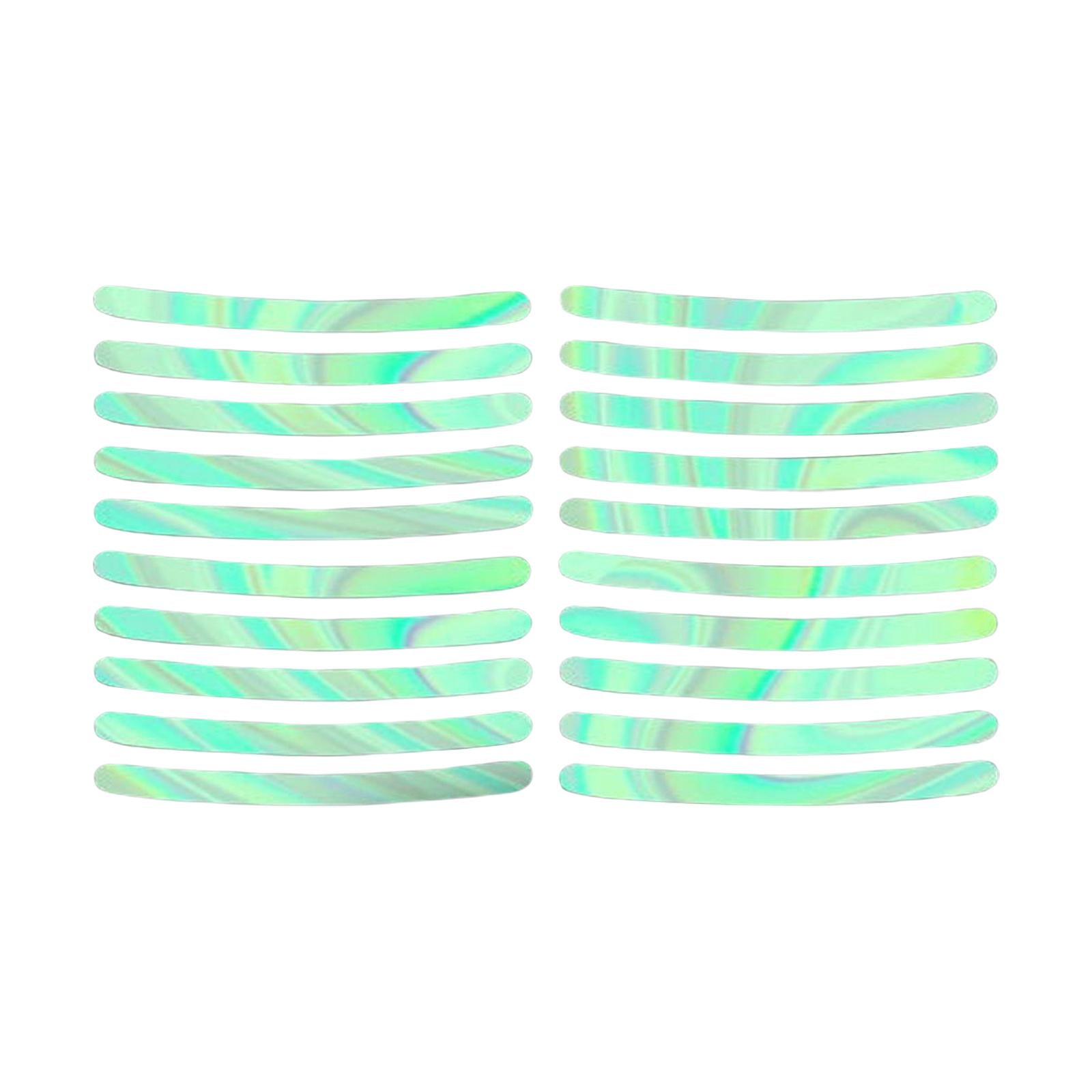 4x20Pcs Car Wheel Hub Reflective Stickers for Bicycle Night Driving
