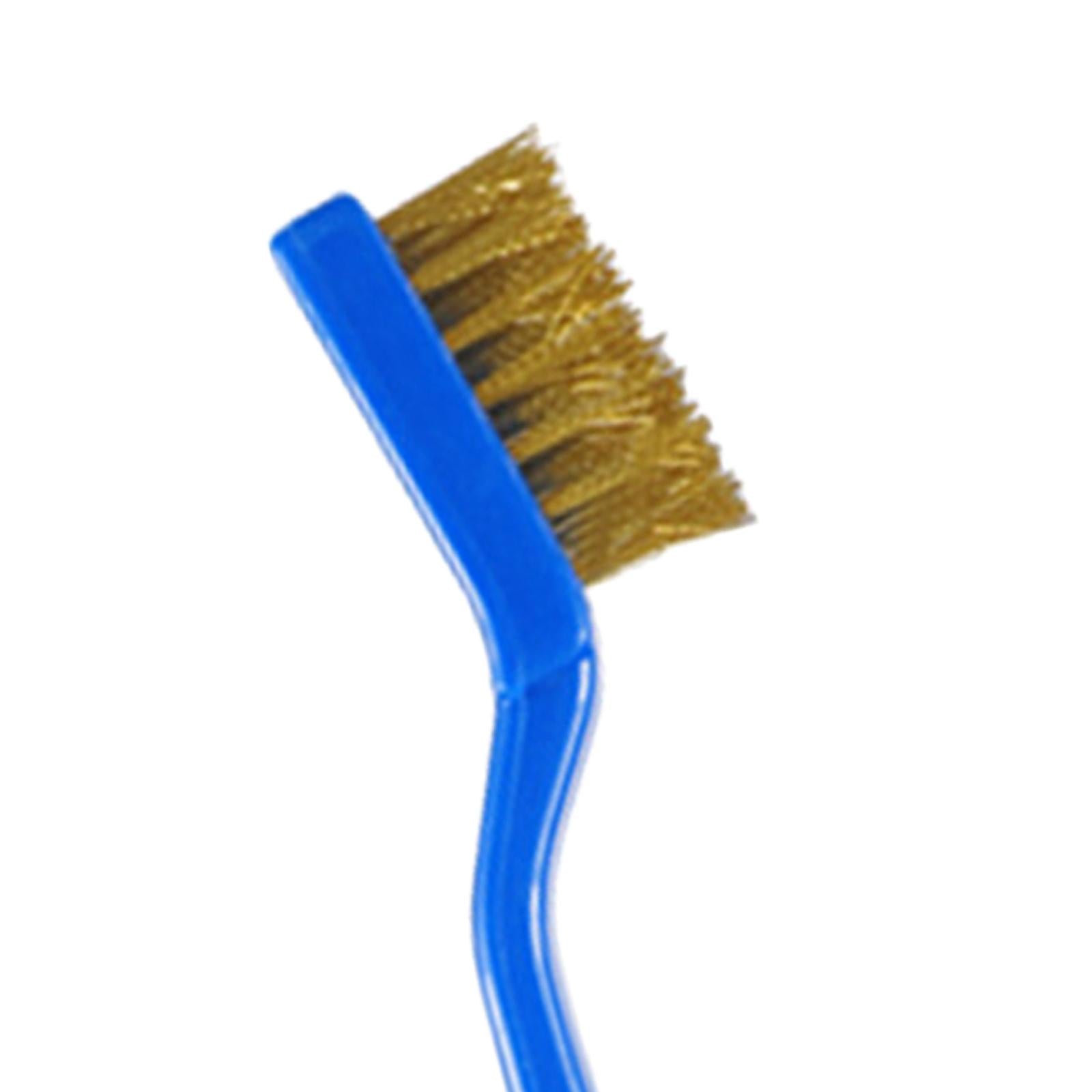 4x3 Pieces Mini Wire Cleaning Brush Set Gadgets Easy Storage for Engine