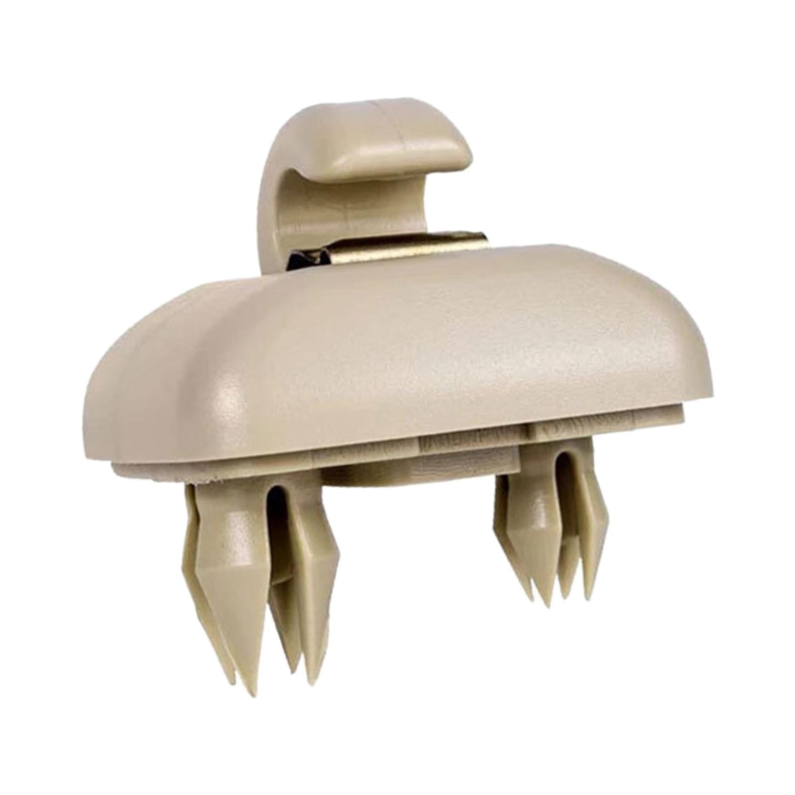 2xInterior Sun Visor Clip Hook Hanger 8U0857562A for S4 S5 A6 A7 Beige