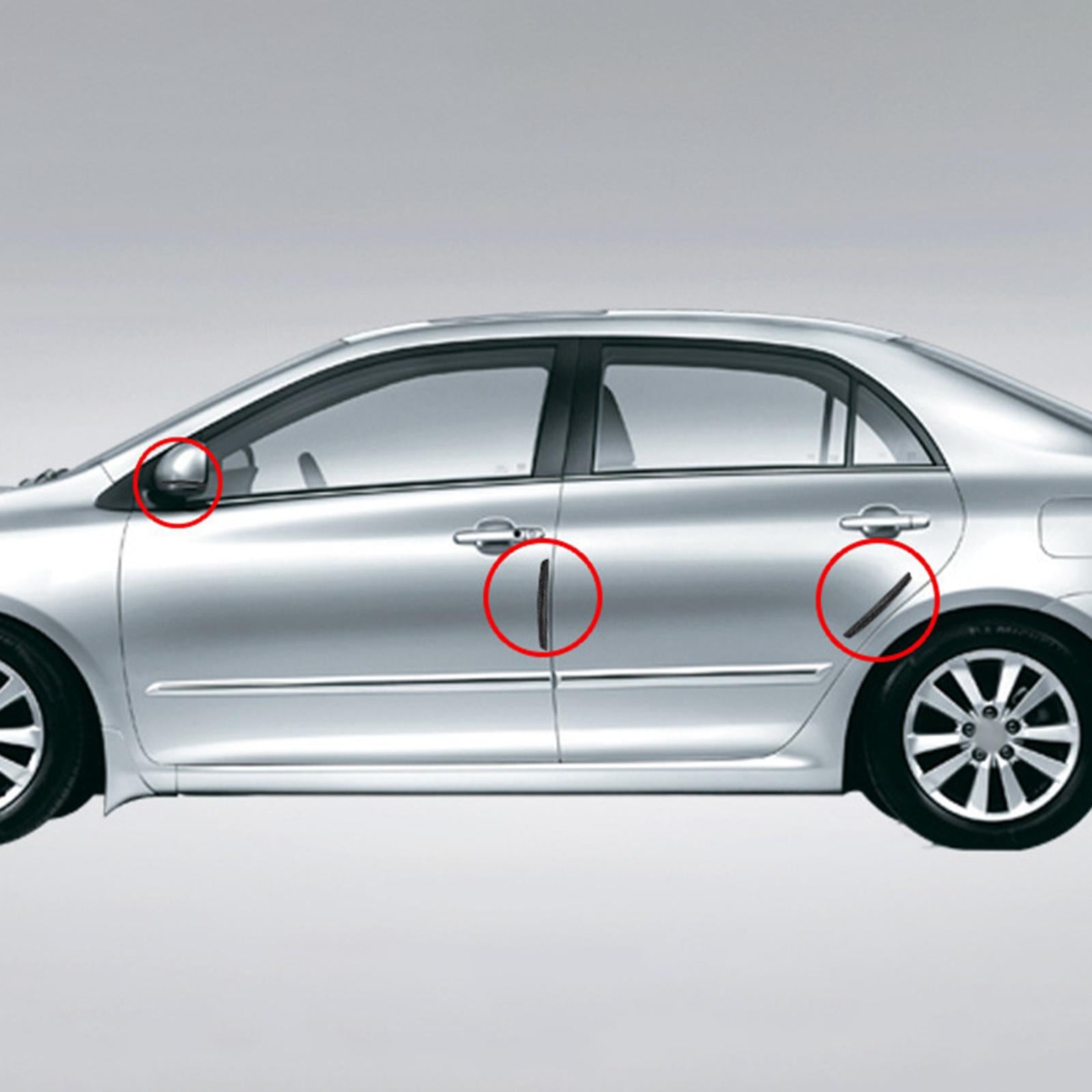 3x4 Pieces Car Door Edge Guards Anti Rub Durable for Vehicle Sedans