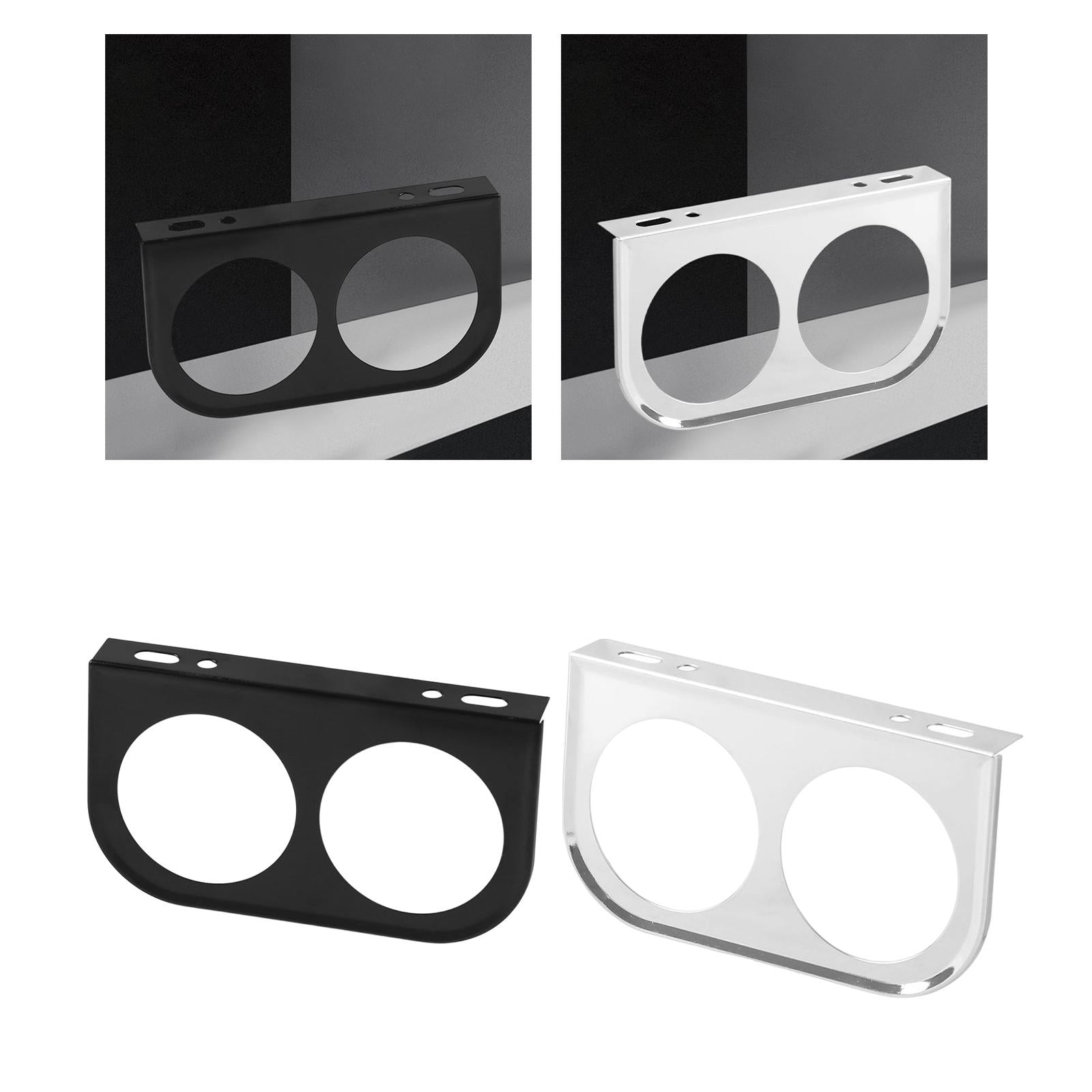 4xAuto Meter Gauge Panel Instrument Mounting Universal for Auto Meter Black