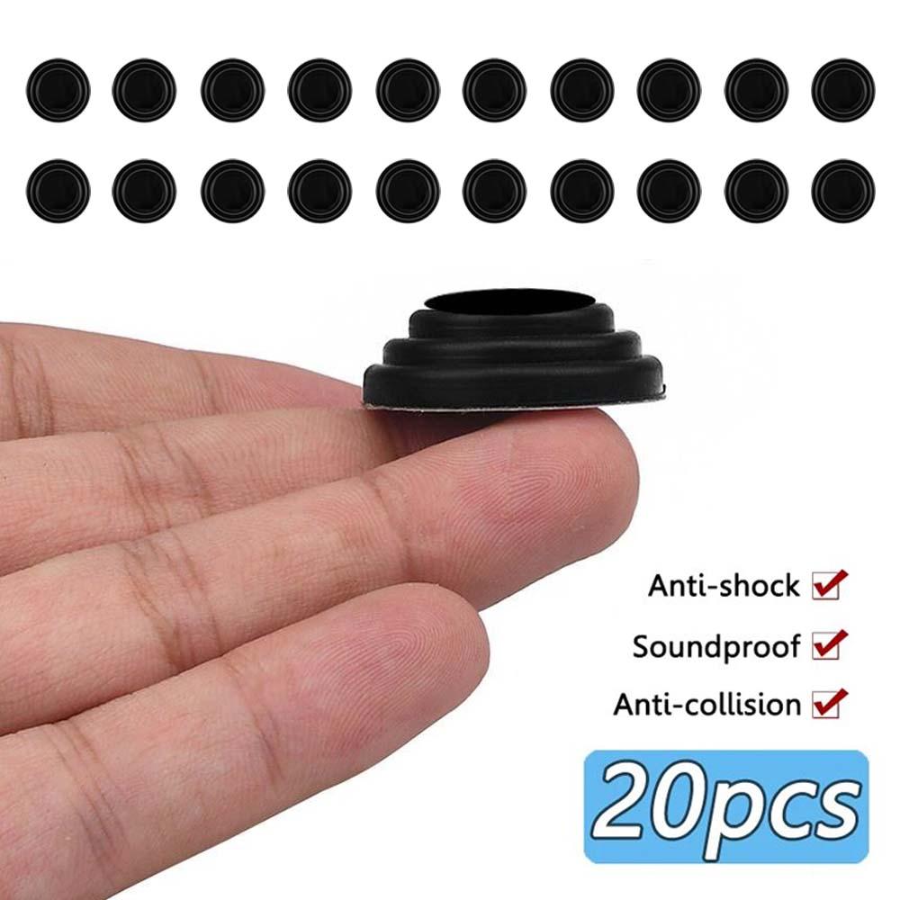 2x20Pcs Car Door Anti Collision Gasket Decoration Accessory for Truck SUV With sign