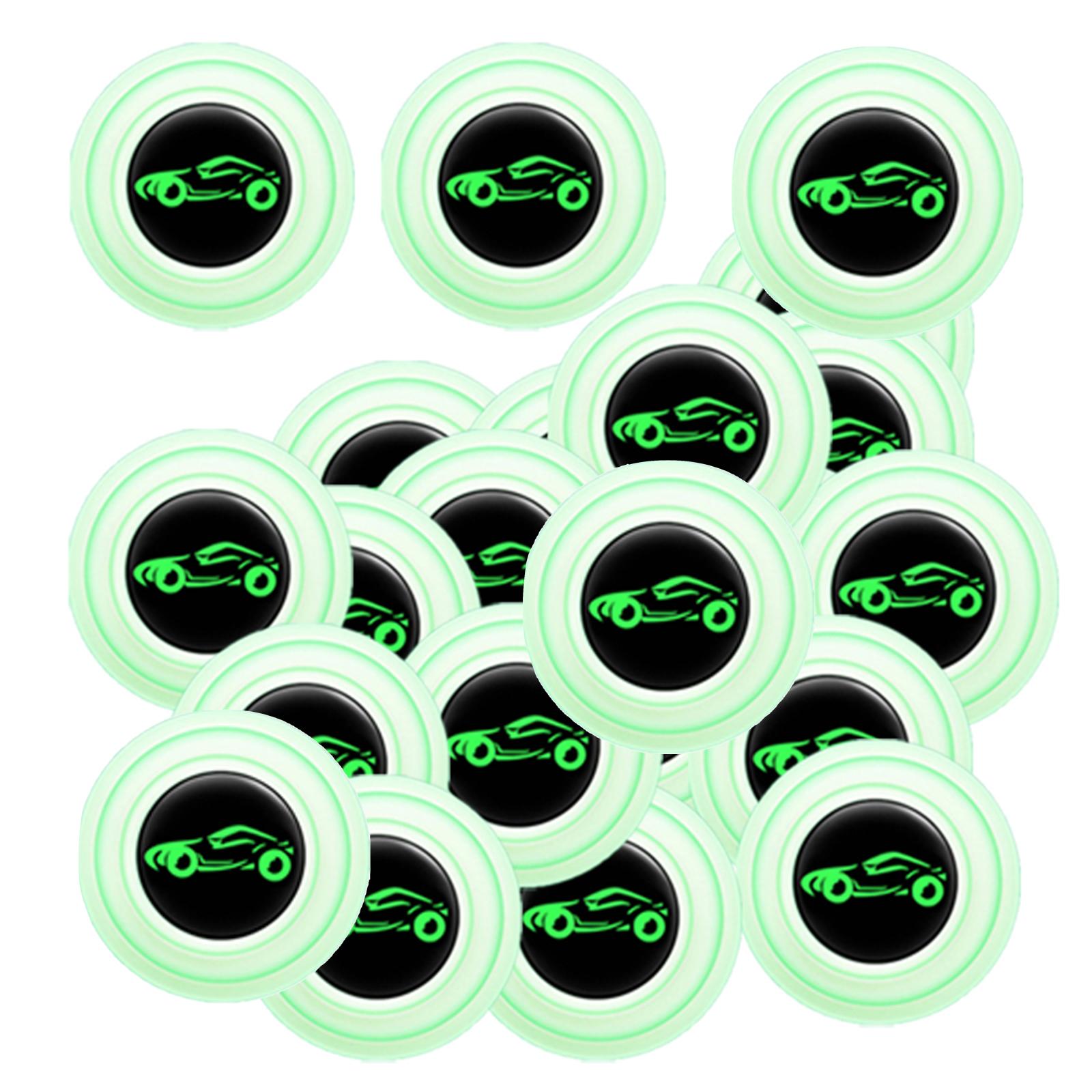 3x20Pcs Car Door Anti Collision Gasket Decoration Accessory for Truck SUV With sign luminous