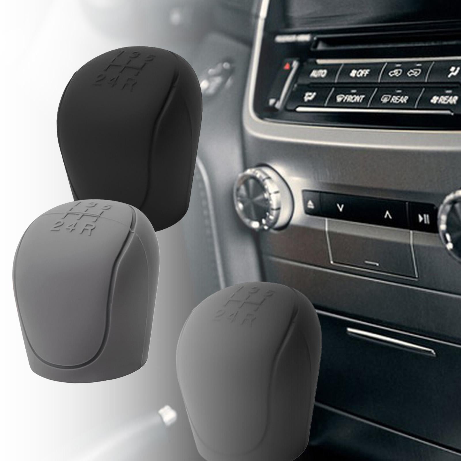 4xGear Shift Knob Cover Replacement Protector for Ford Focus Transit Black