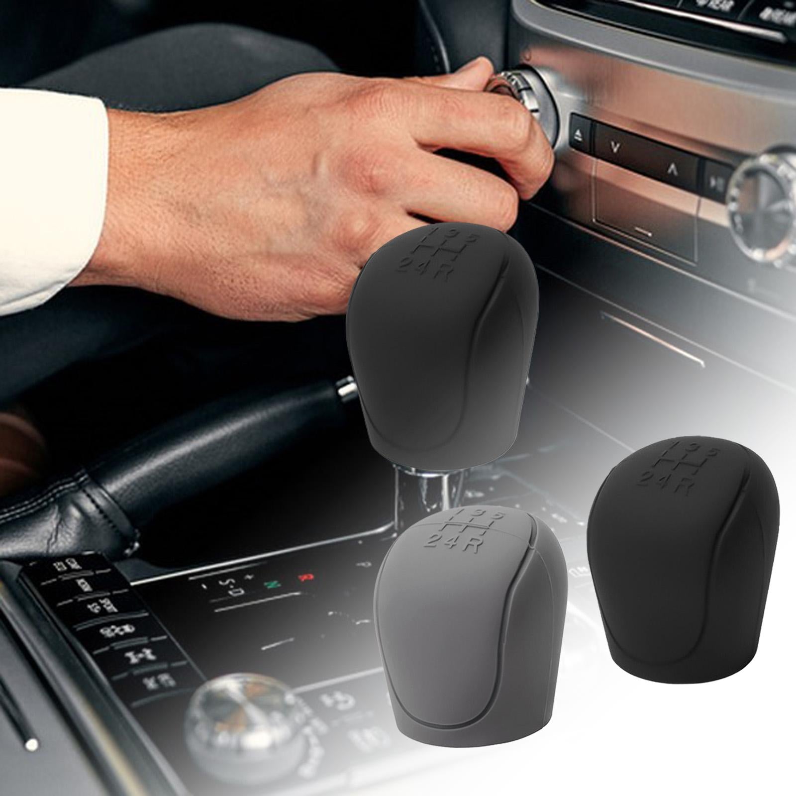 3xGear Shift Knob Cover Replacement Protector for Ford Focus Transit Black
