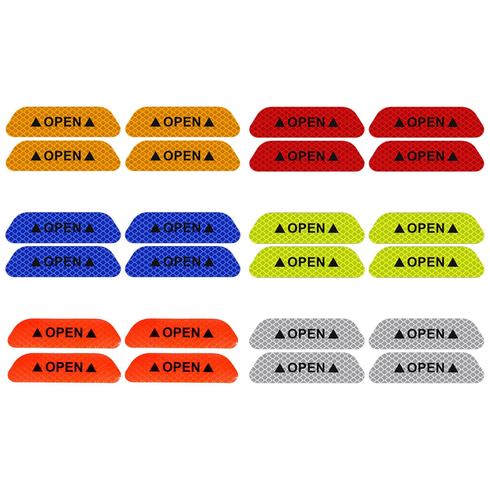 2x4x Reflective Tape Strong Adhesion for Vehicles Motorcycle Automotive Red