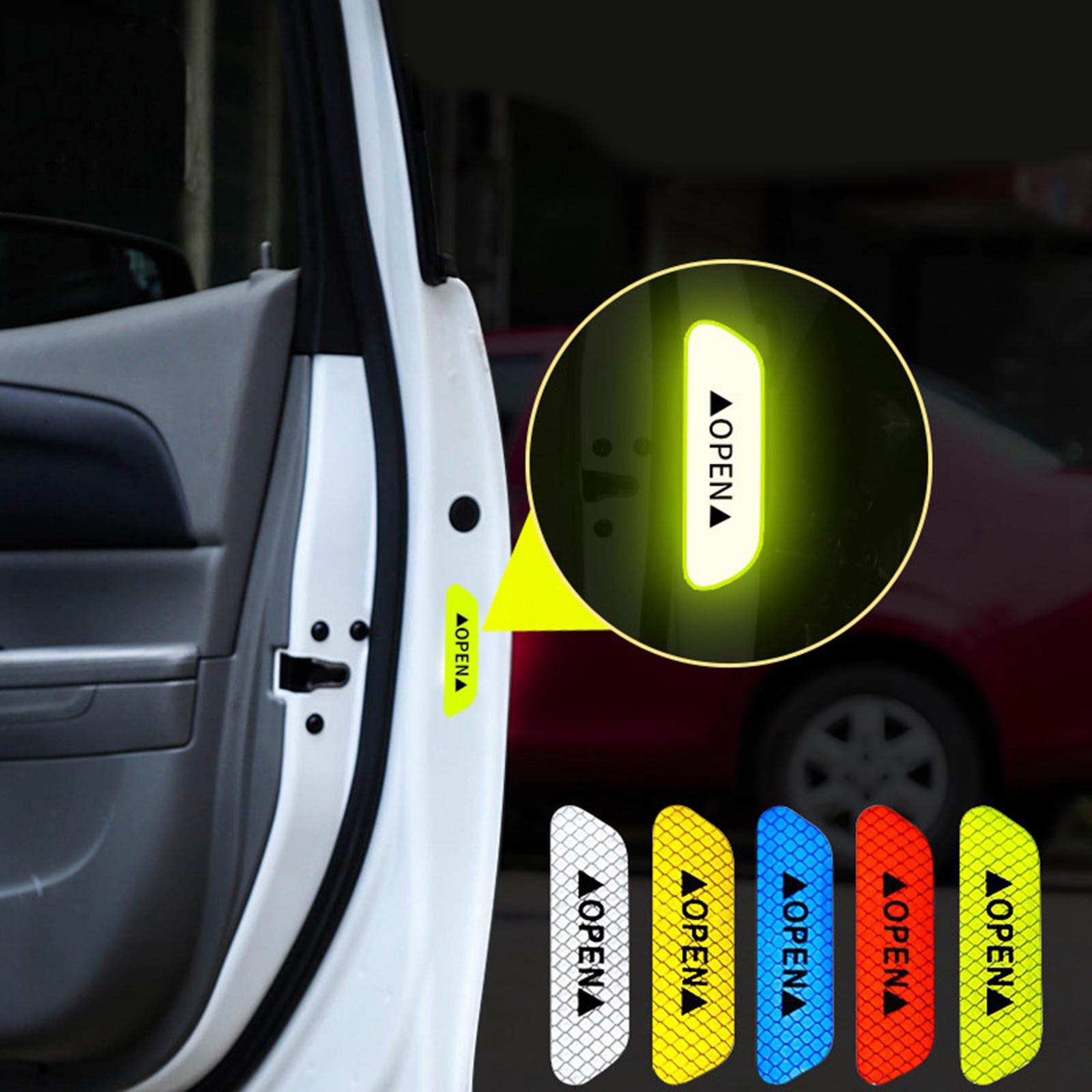 4x4x Reflective Tape Strong Adhesion for Vehicles Motorcycle Automotive Red