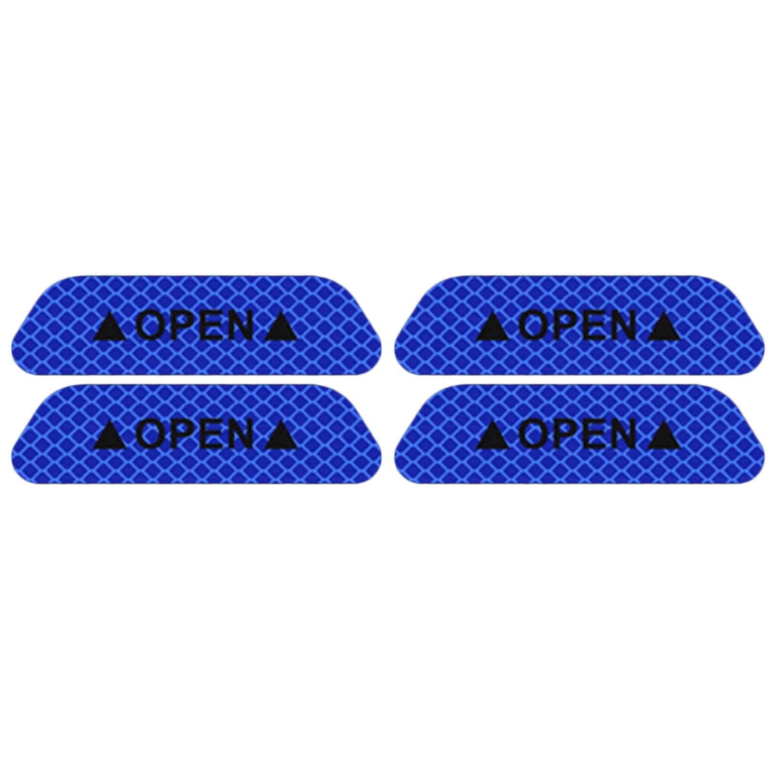 3x4x Reflective Tape Strong Adhesion for Vehicles Motorcycle Automotive Blue