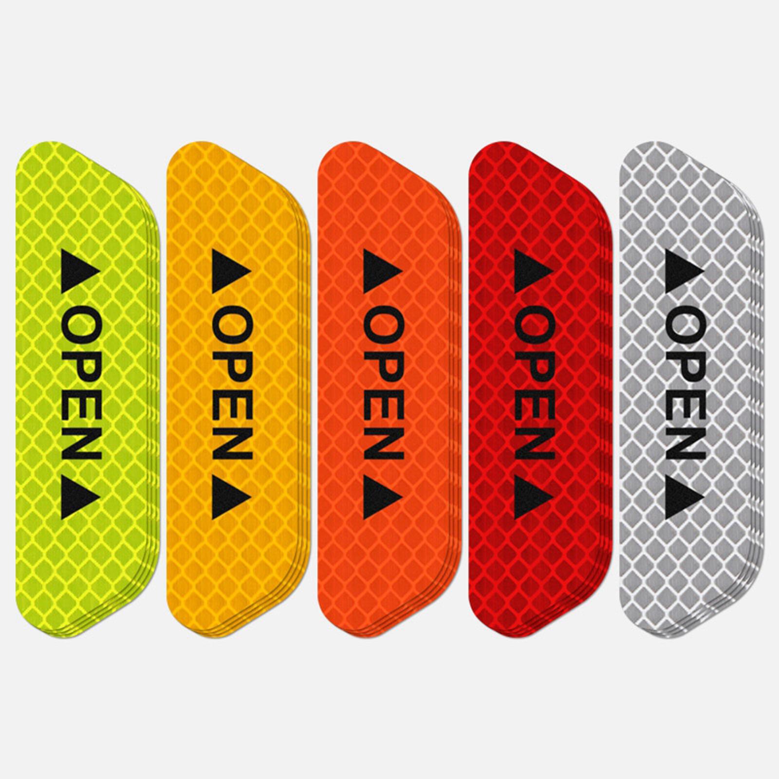 2x4x Reflective Tape Strong Adhesion for Vehicles Motorcycle Automotive Orange