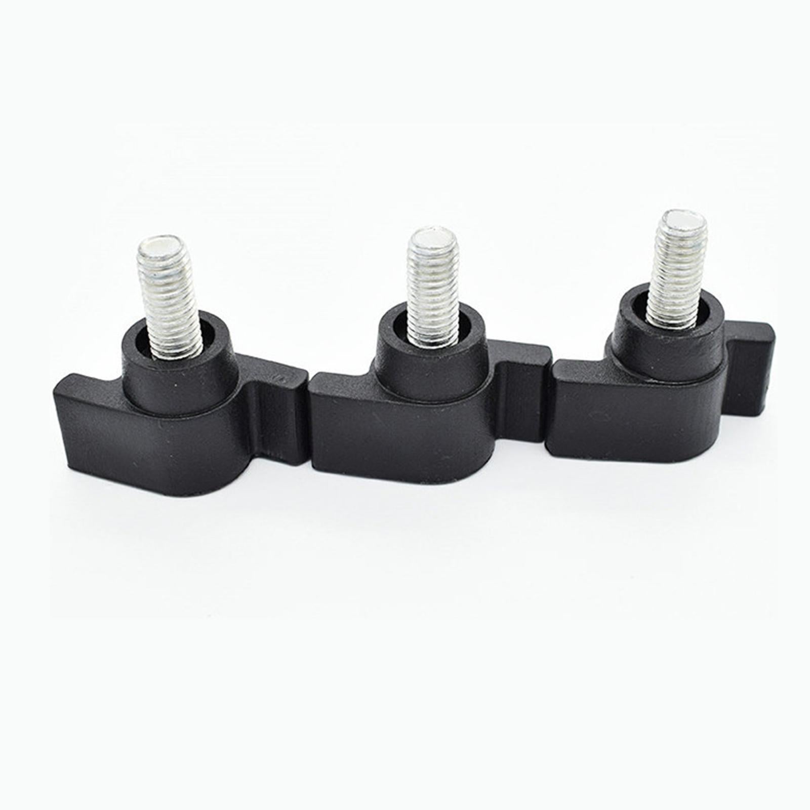 3xT Shaped Clamping Screw Knob Tightening Thread Part Thumb Screws Grip Thumb M8 16mm