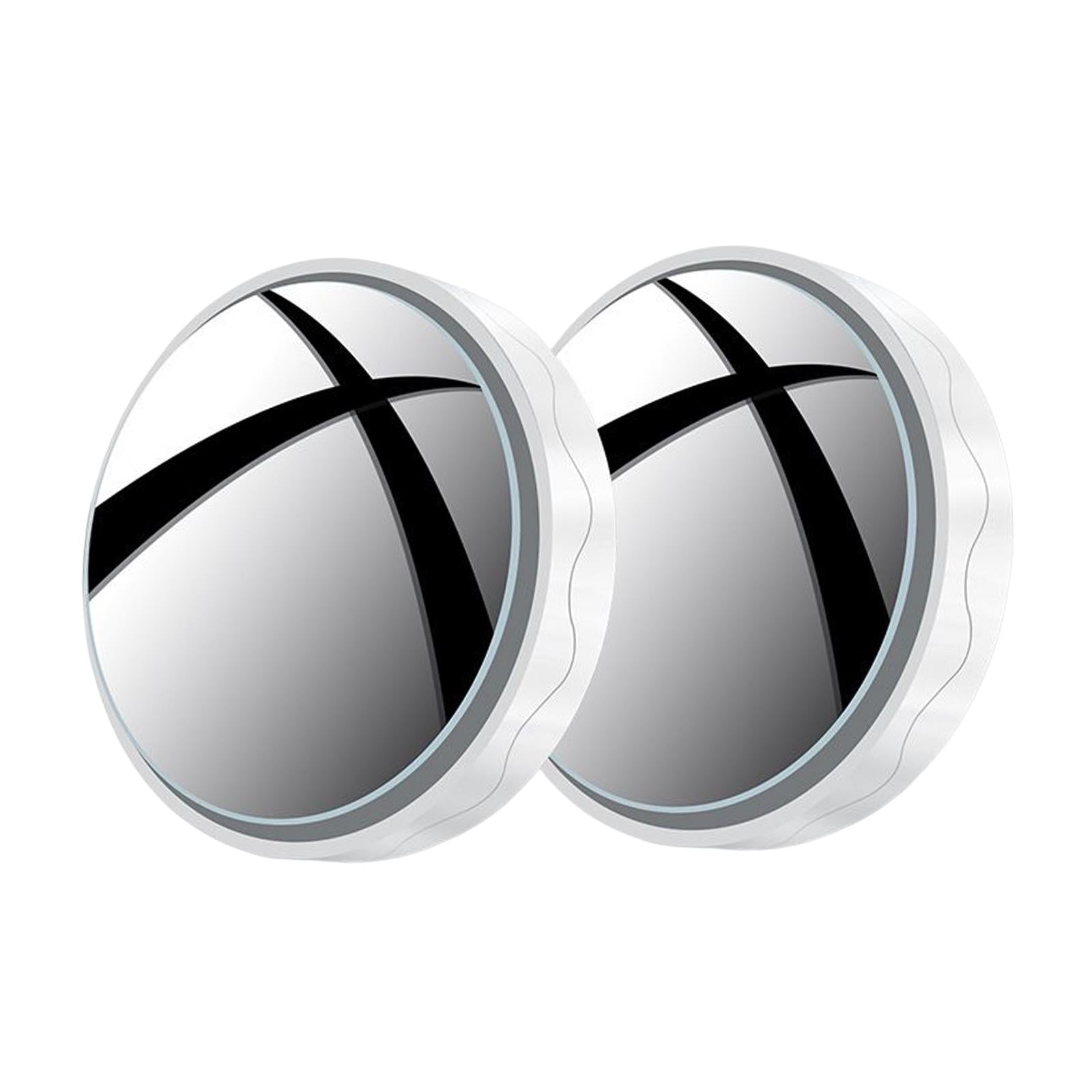 3x2Pcs Blind Spot Mirror Auxiliary Mirror with Suction Cups for Car Vehicles