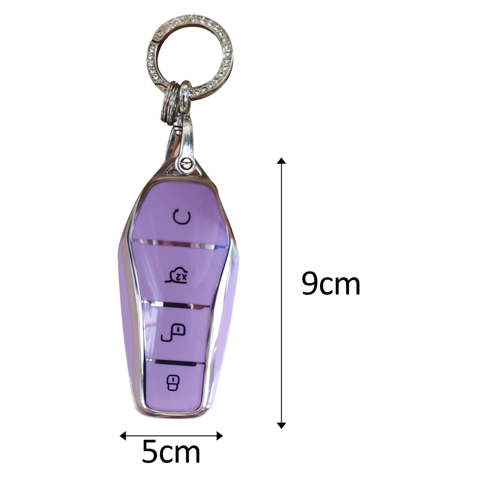 2xTPU Key Cover Case for Byd Car Spare Parts Remote Control Accessories Style E