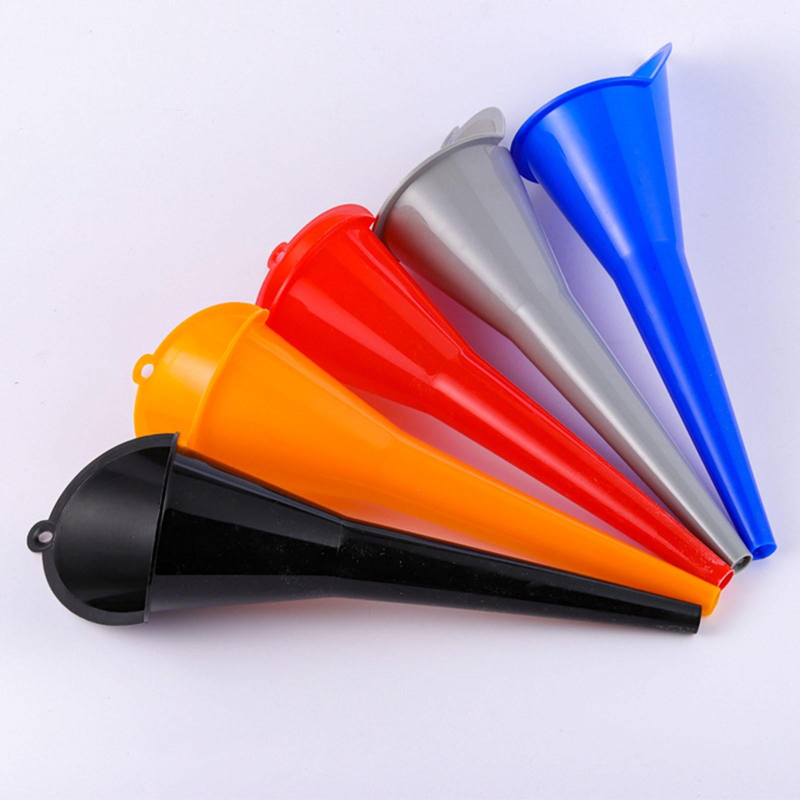 2xGasoline Engine Oil Funnel Multipurpose Automotive Use for Black