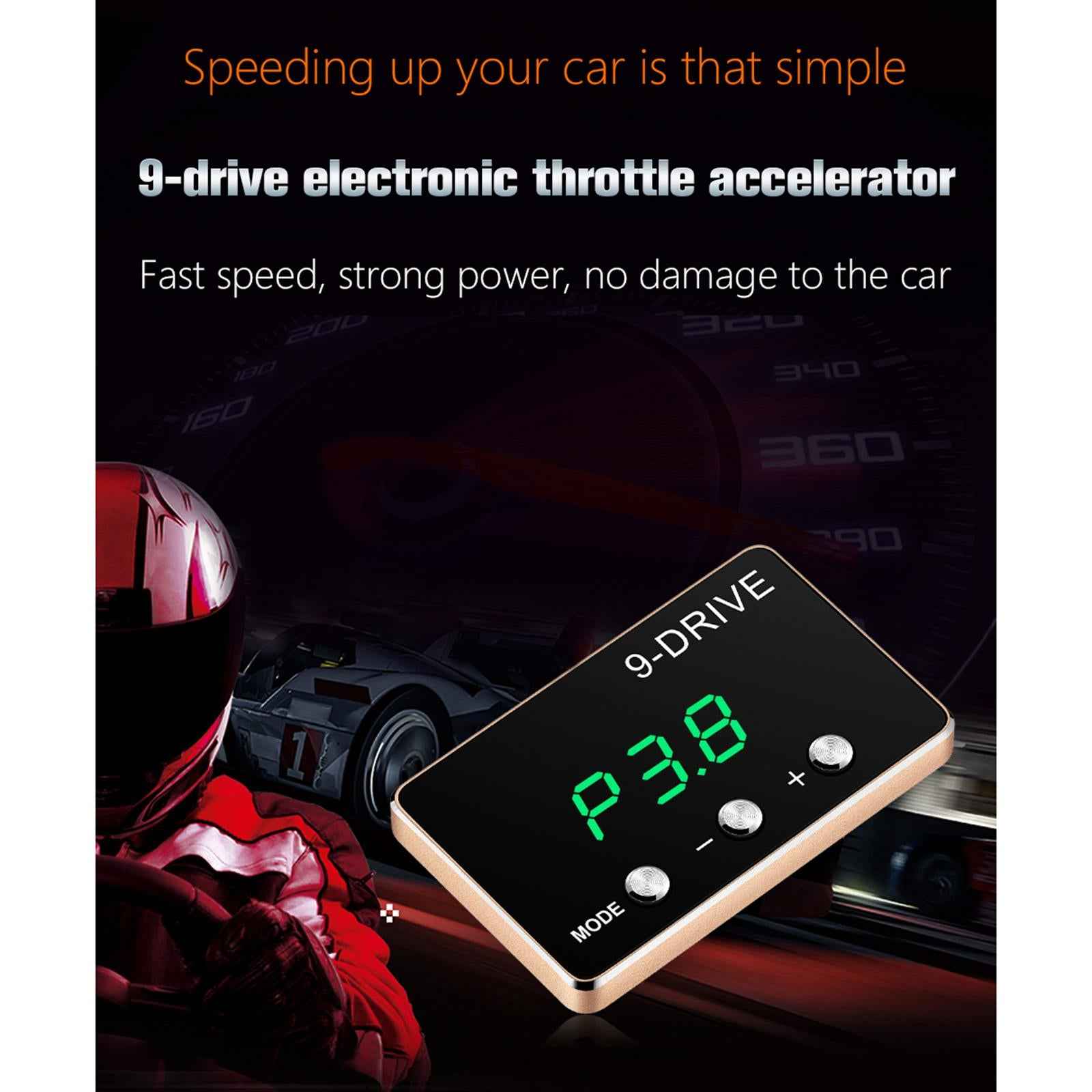 throttle Response Controller 9 speed Adjustment Modification Accessory 821