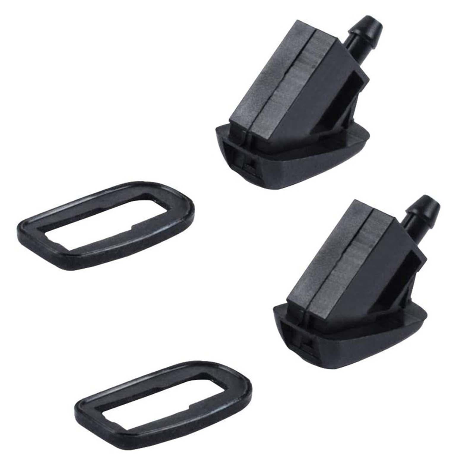2x2Pcs Front Windshield Washer Nozzles for Ford Focus MK2 MK3 Fiesta