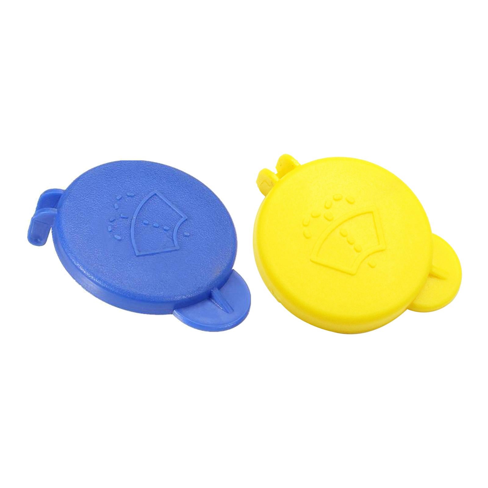 4xWindshield Washer Reservoir Cap Premium for Ford Fusion 2001-2012 Blue