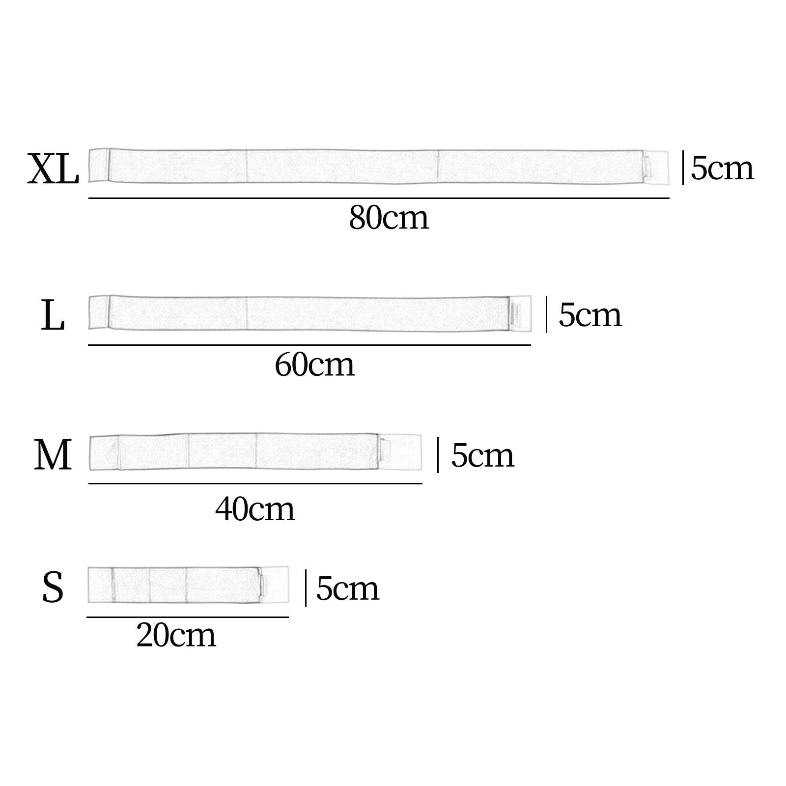 4xCar Trunk Stowing Organizer Belt Band Interior Tape for RV SUV Blue 80cm