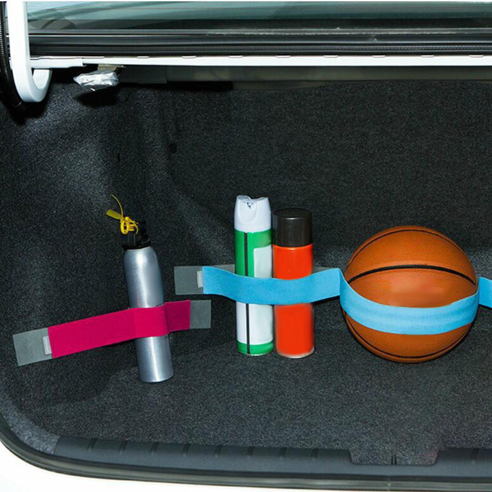 3xCar Trunk Stowing Organizer Belt Band Interior Tape for RV SUV Blue 80cm