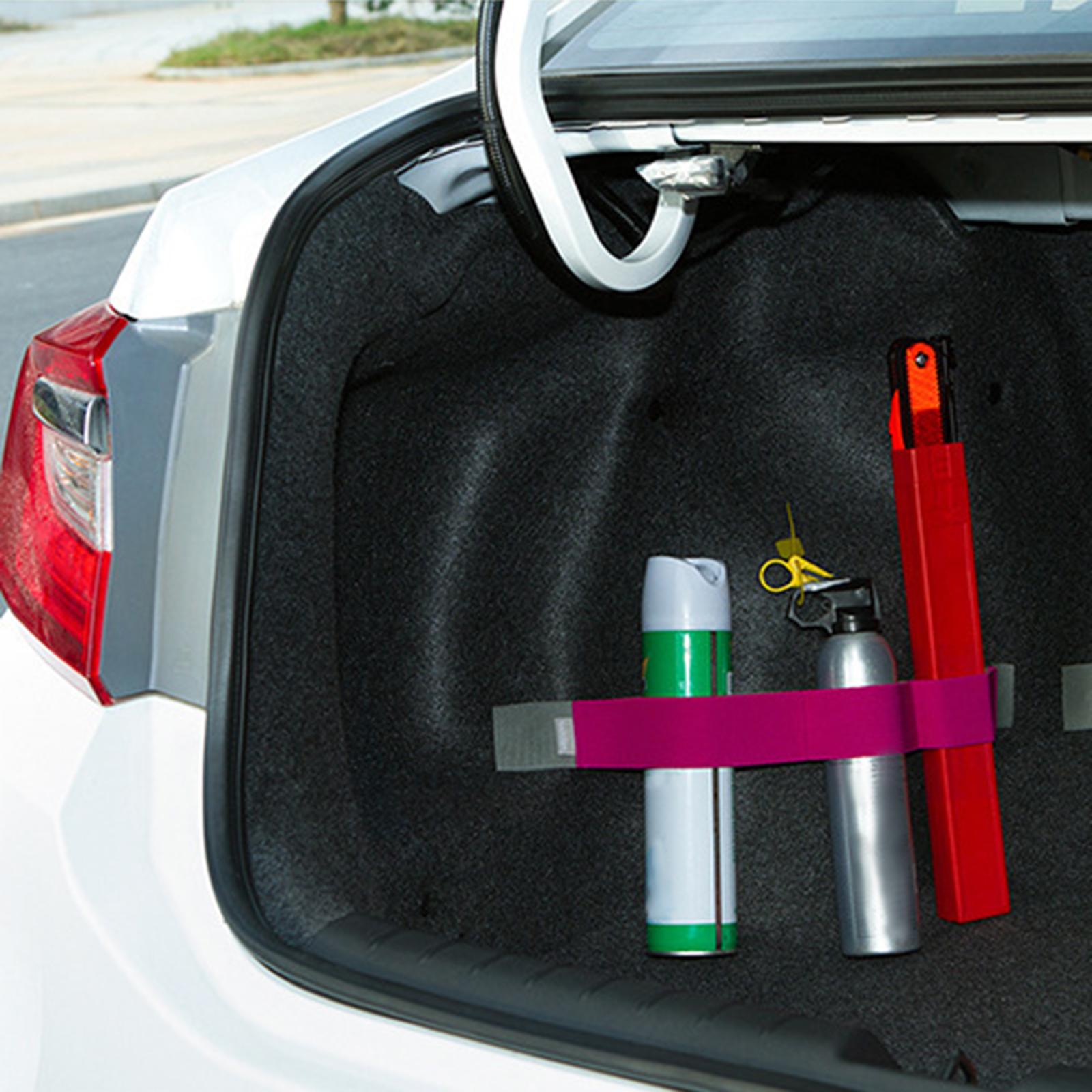 3xCar Trunk Stowing Organizer Belt Band Interior Tape for RV SUV Blue 80cm